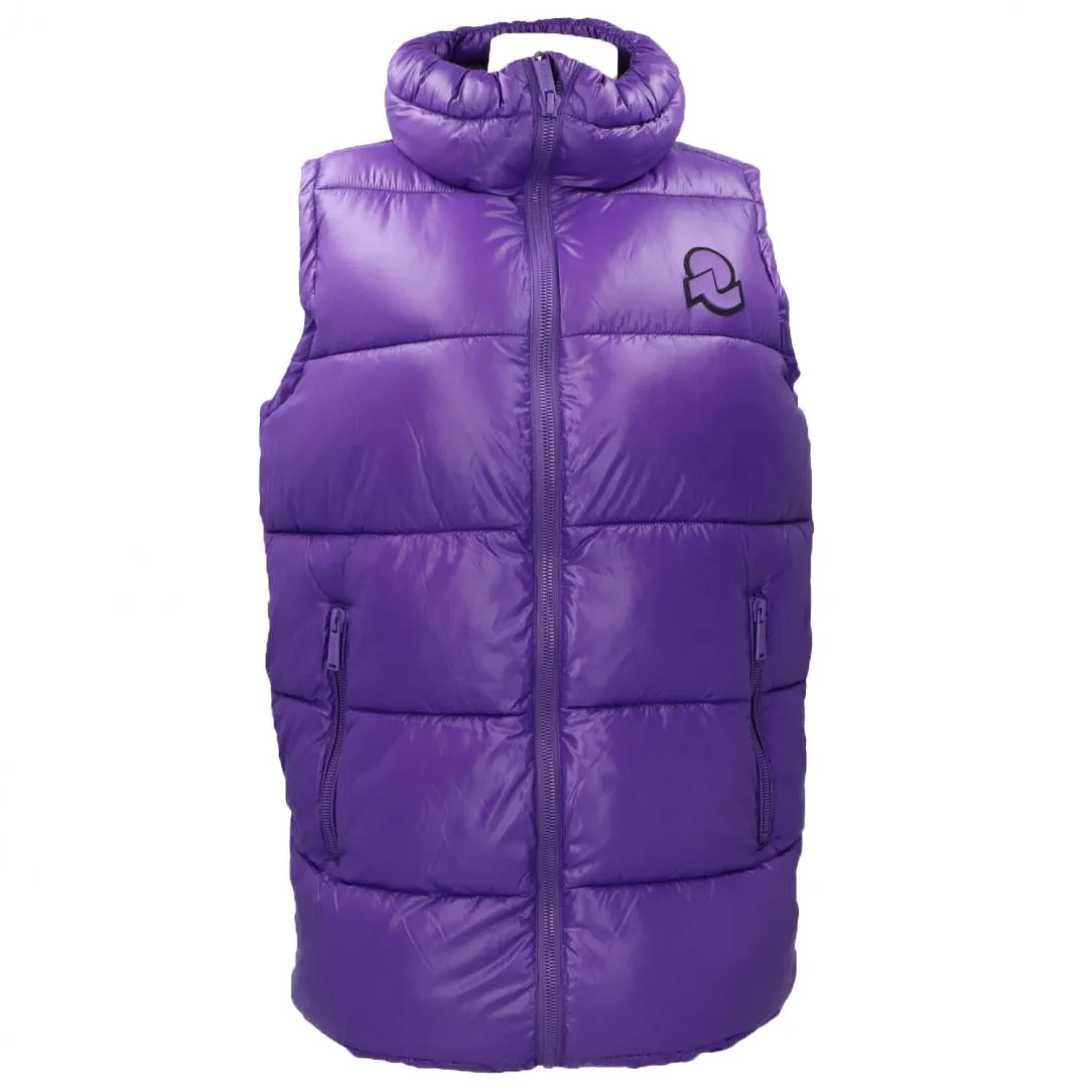 4437192D GILET LUNGO CIRE Viola