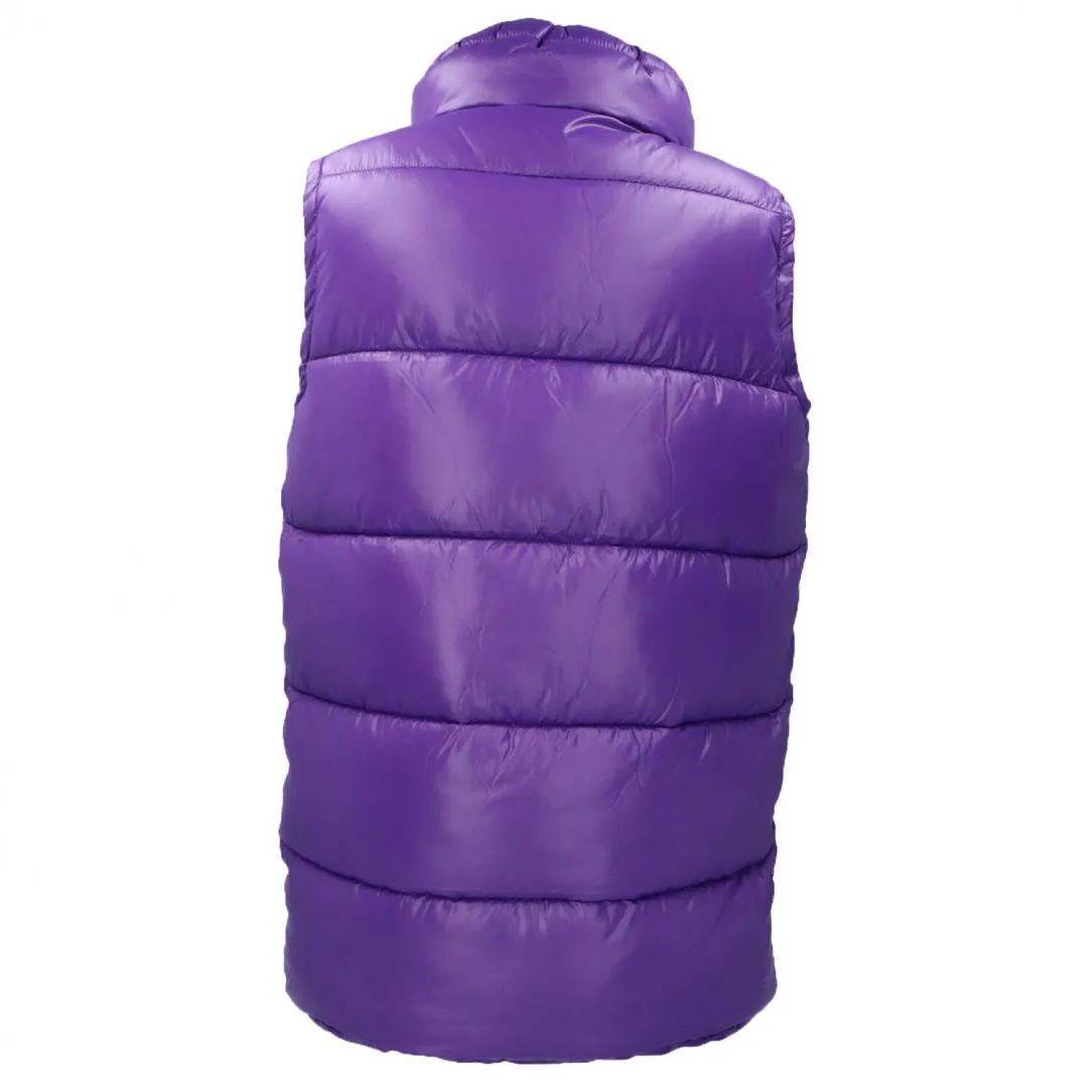 4437192D GILET LUNGO CIRE Viola