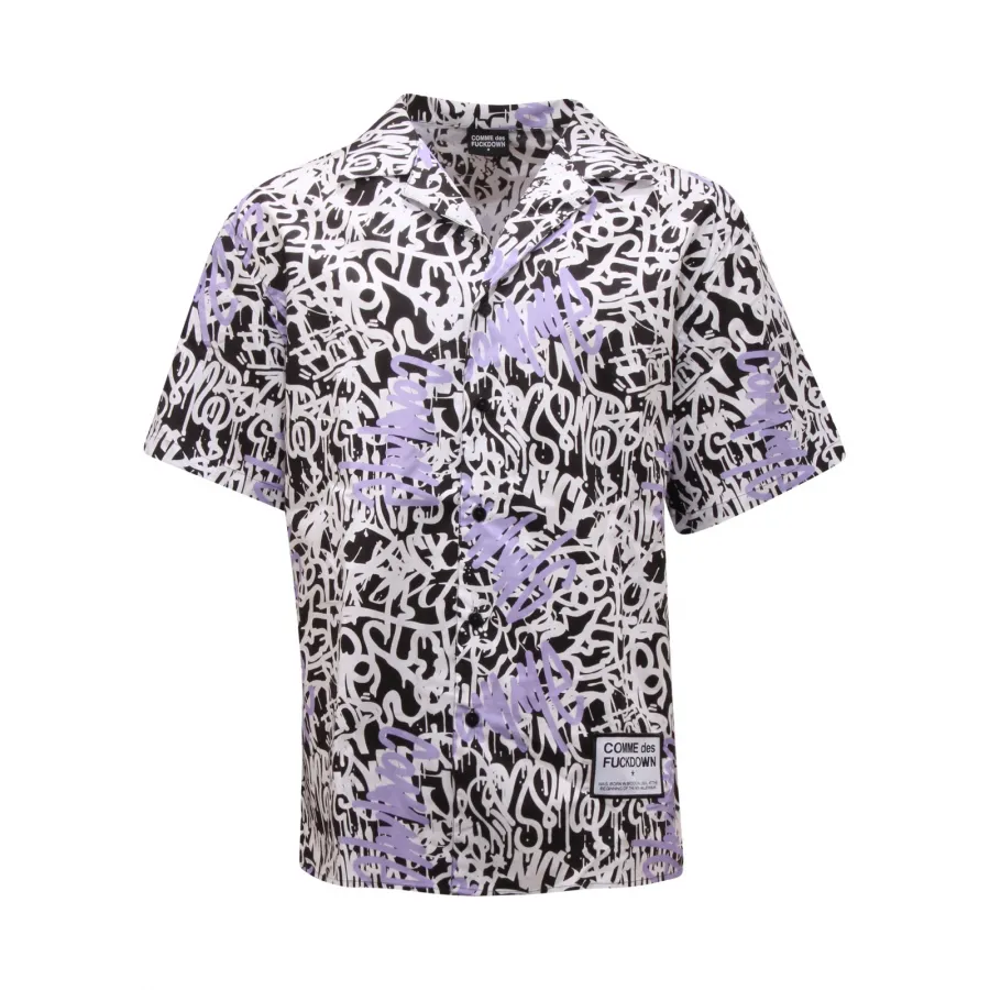 4658AS camicia uomo COMME DES FUCKDOWN man shirt black