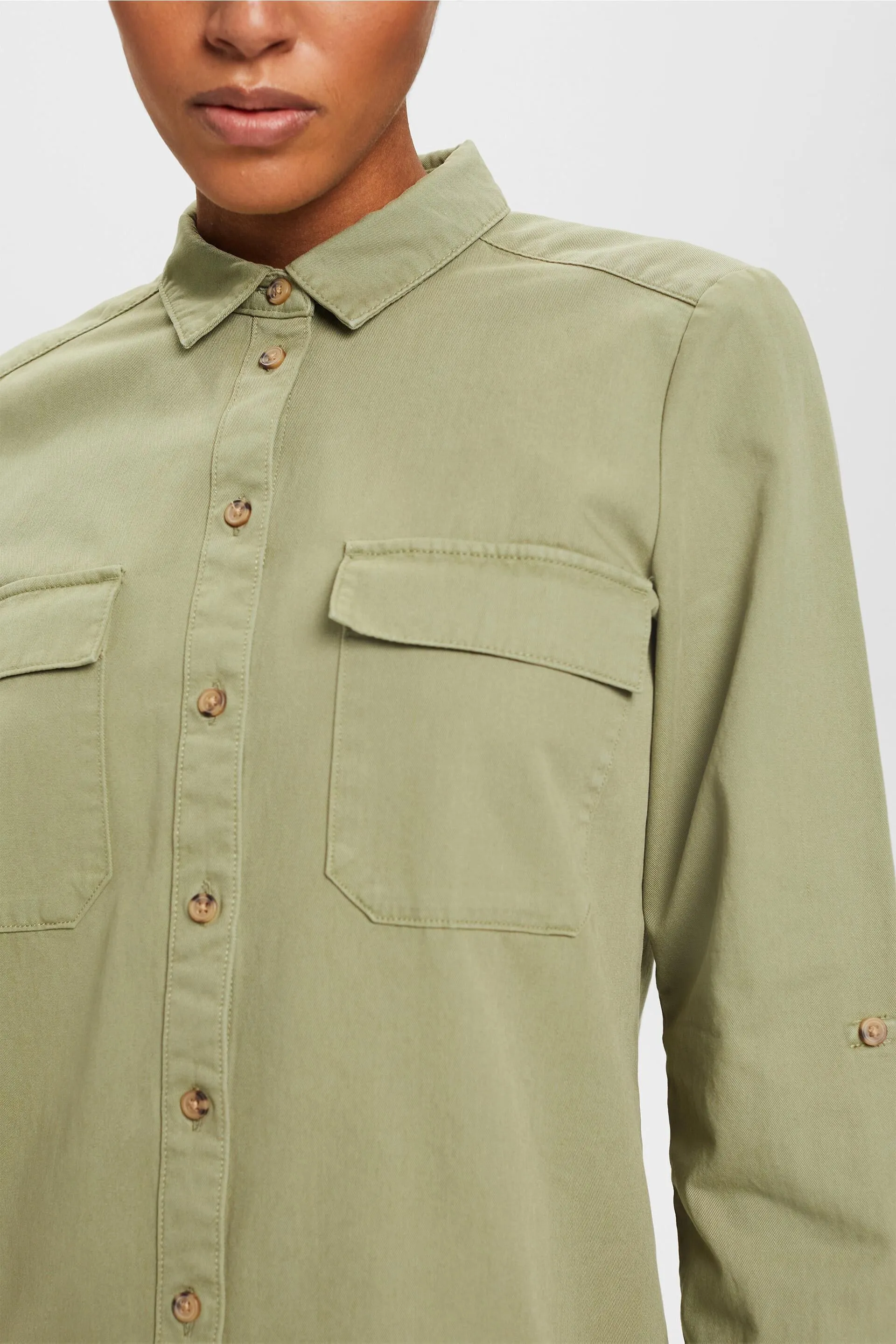 Abito camicia in cotone