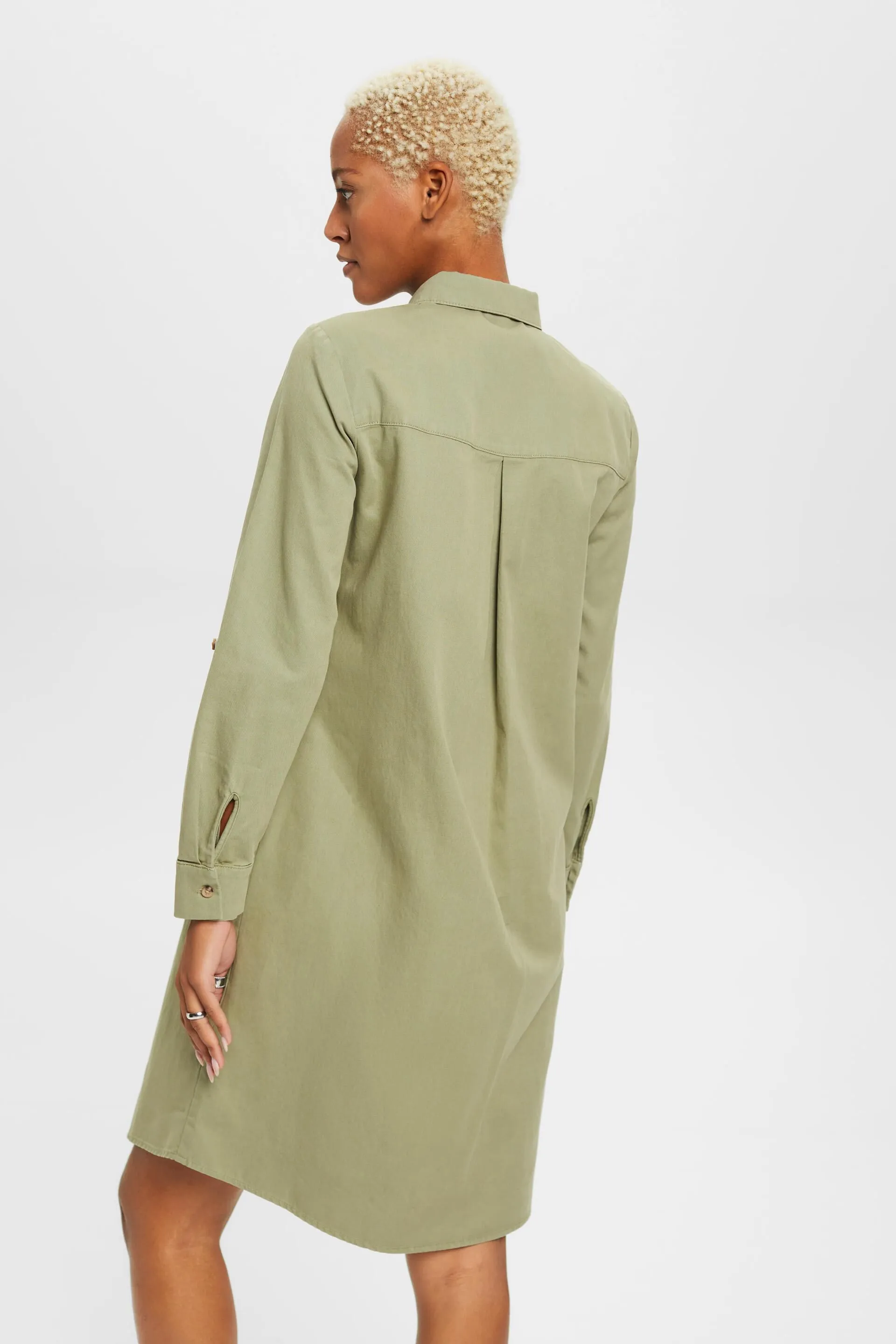Abito camicia in cotone