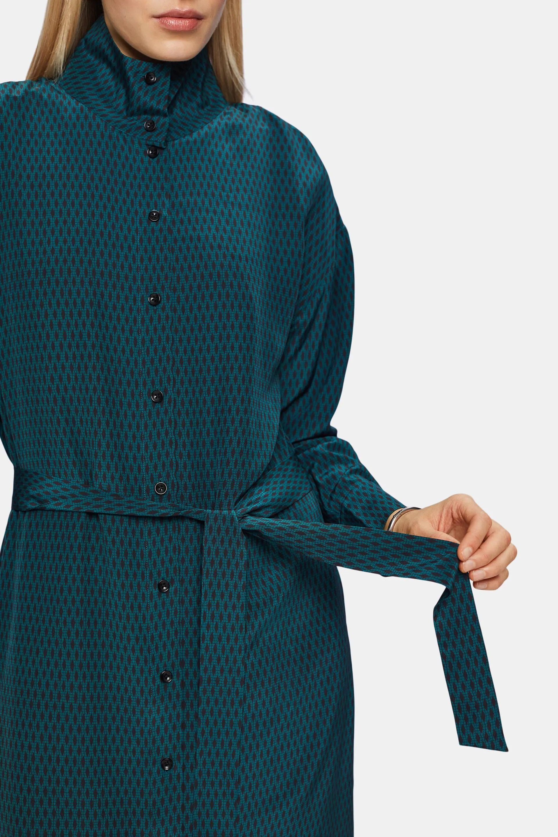 Abito camicia in seta