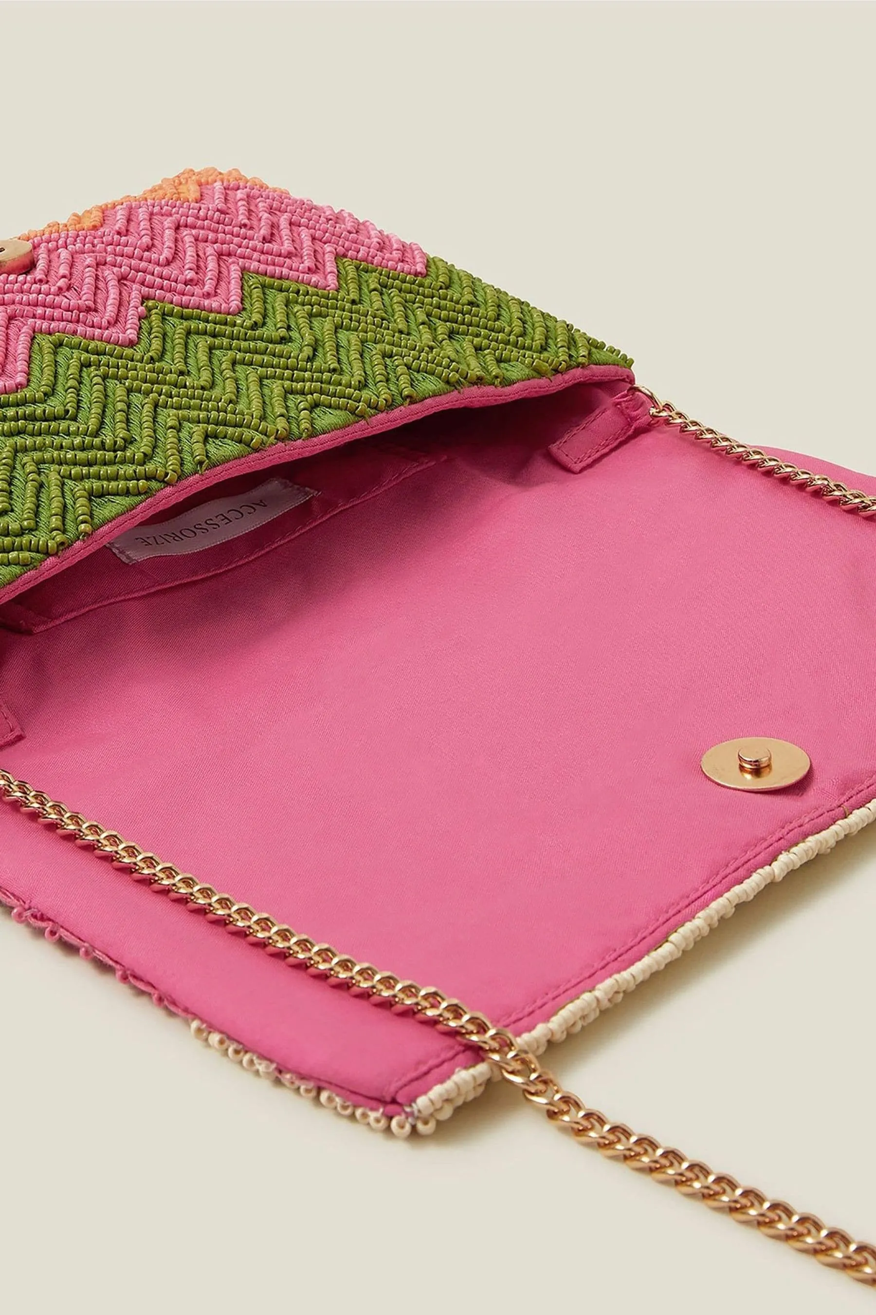 Accessorize - Pochette a zig-zag Borsa