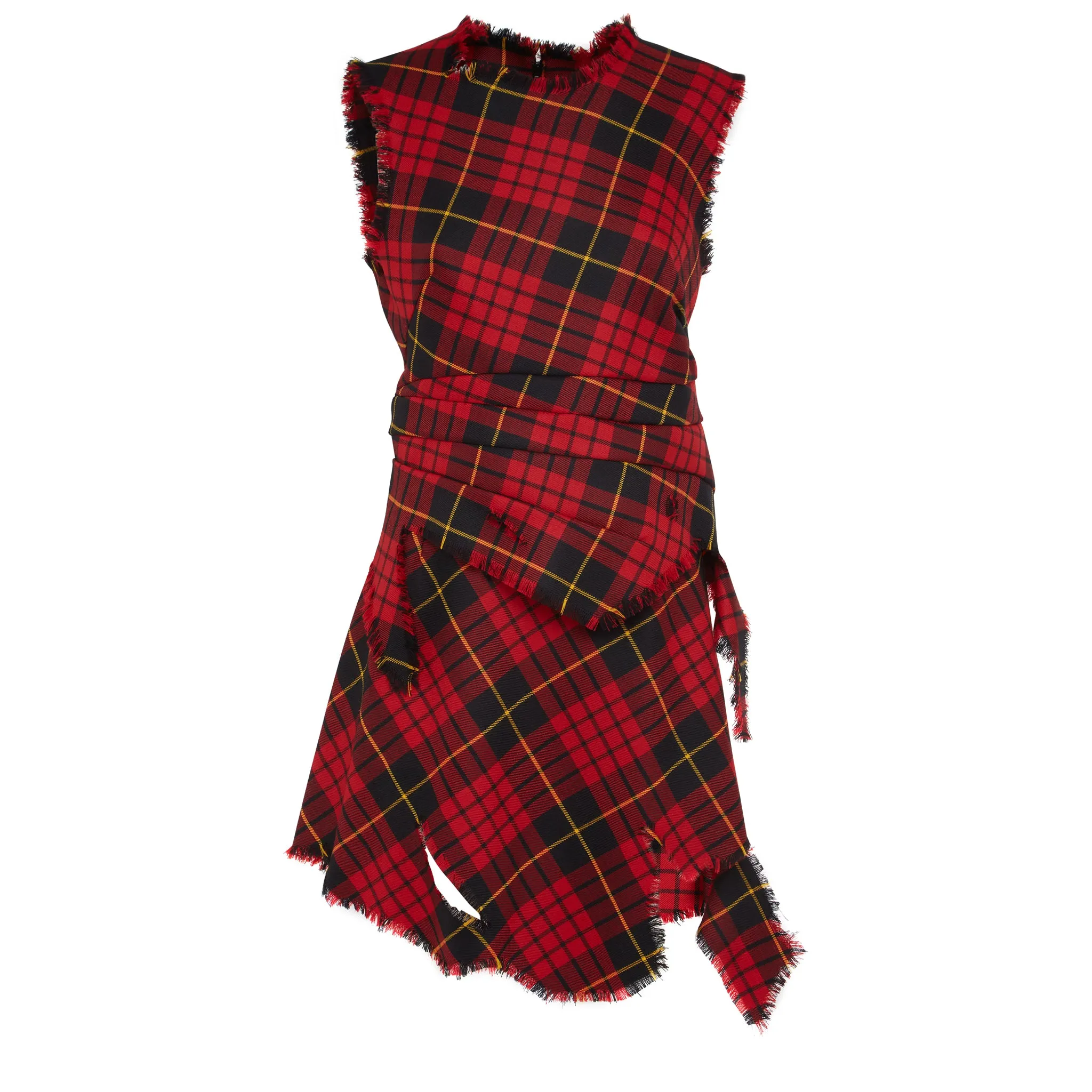 ALEXANDER MCQUEEN  Abito in lana rosso