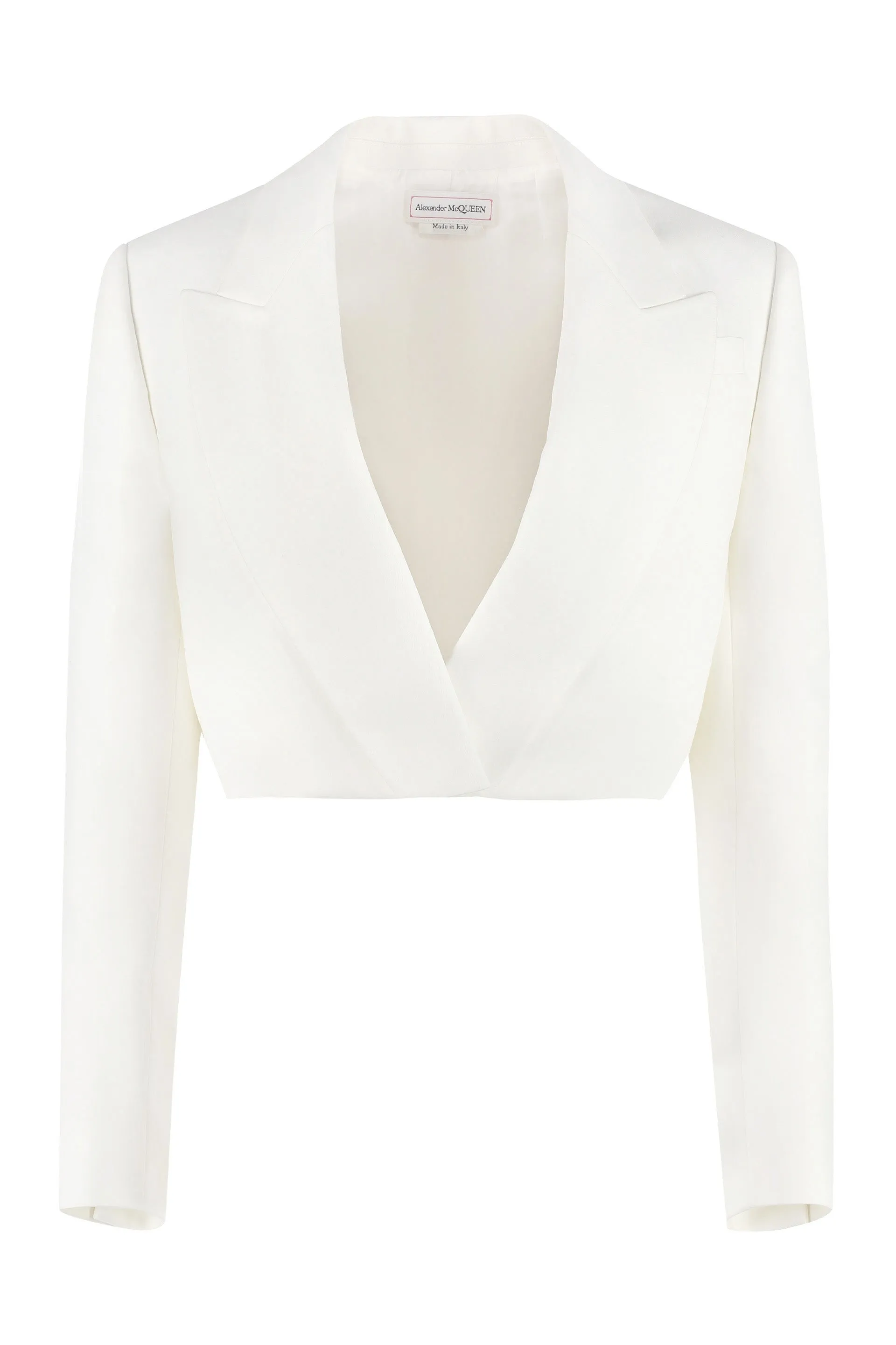 Alexander McQueen Blazer monopetto in lana