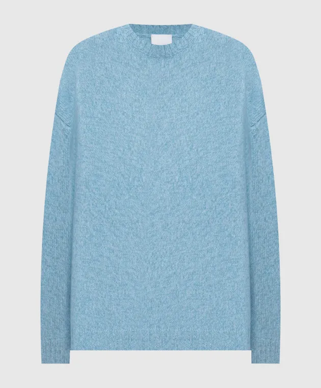 Allude Maglione in cashmere blu 24561002