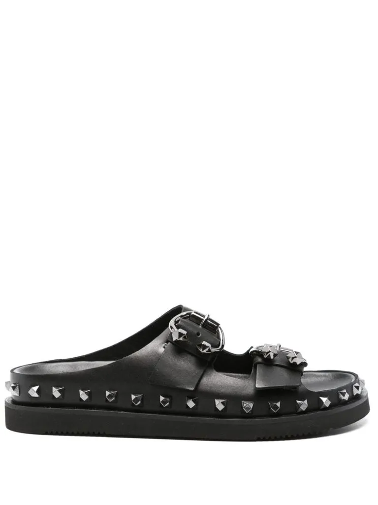 ash Ciabatta Ulla in pelle con borchie