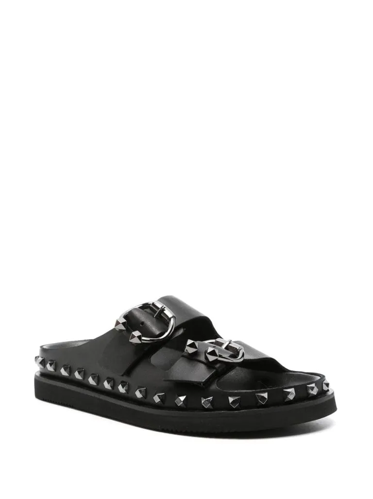 ash Ciabatta Ulla in pelle con borchie