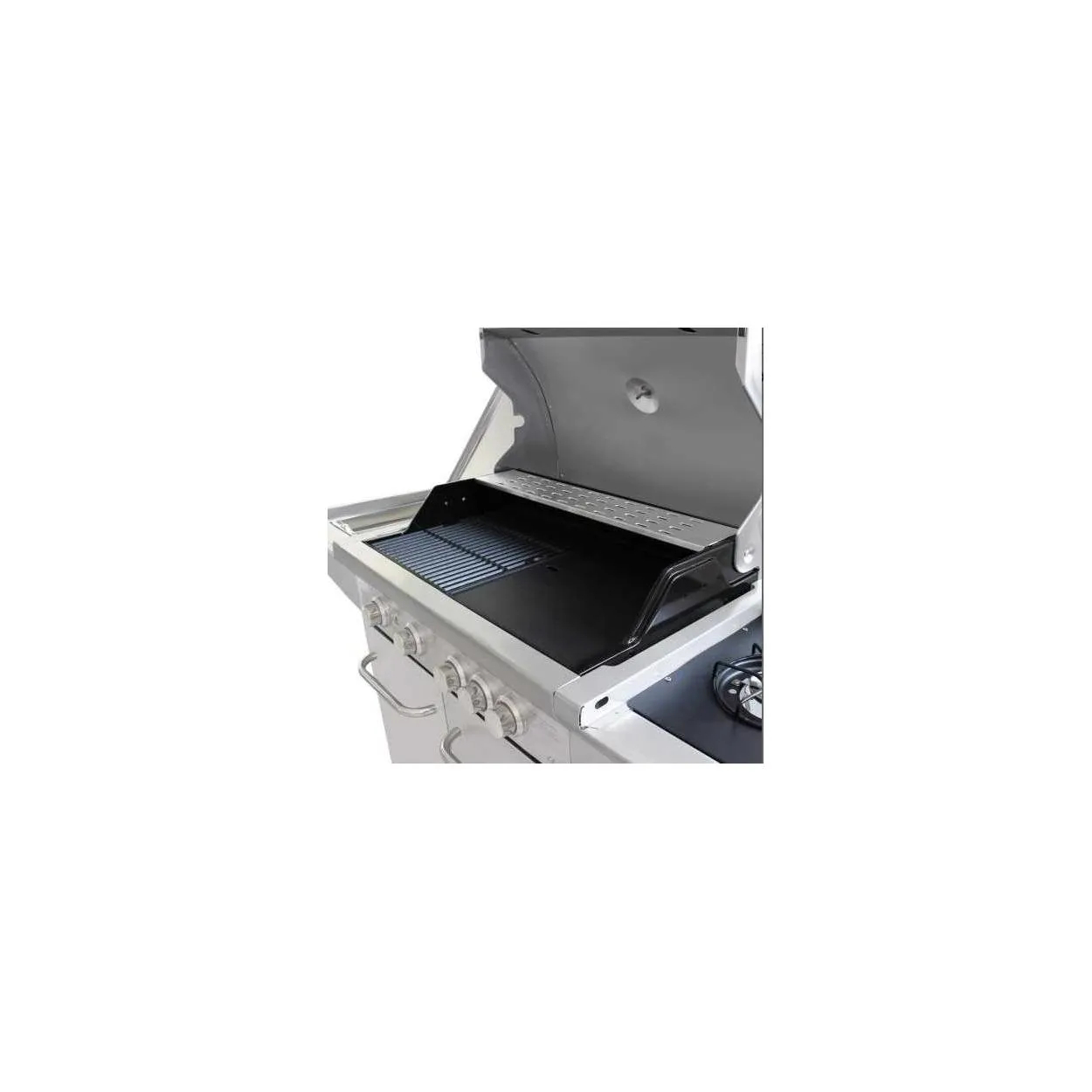 Barbecue a gas da giardino acciaio inox Texas 4 fuochi + 1 BQ804108