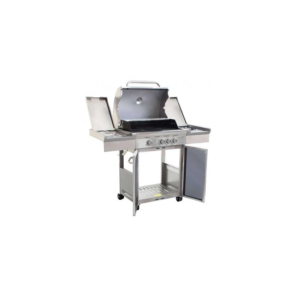 Barbecue a gas da giardino Texas 3 fuochi + 1 BQ804107