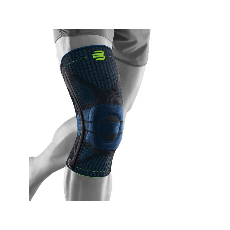 BAUERFEIND SUPPORTO GINOCCHIO SPORTIVO - KNEE SUPPORT - BLACK