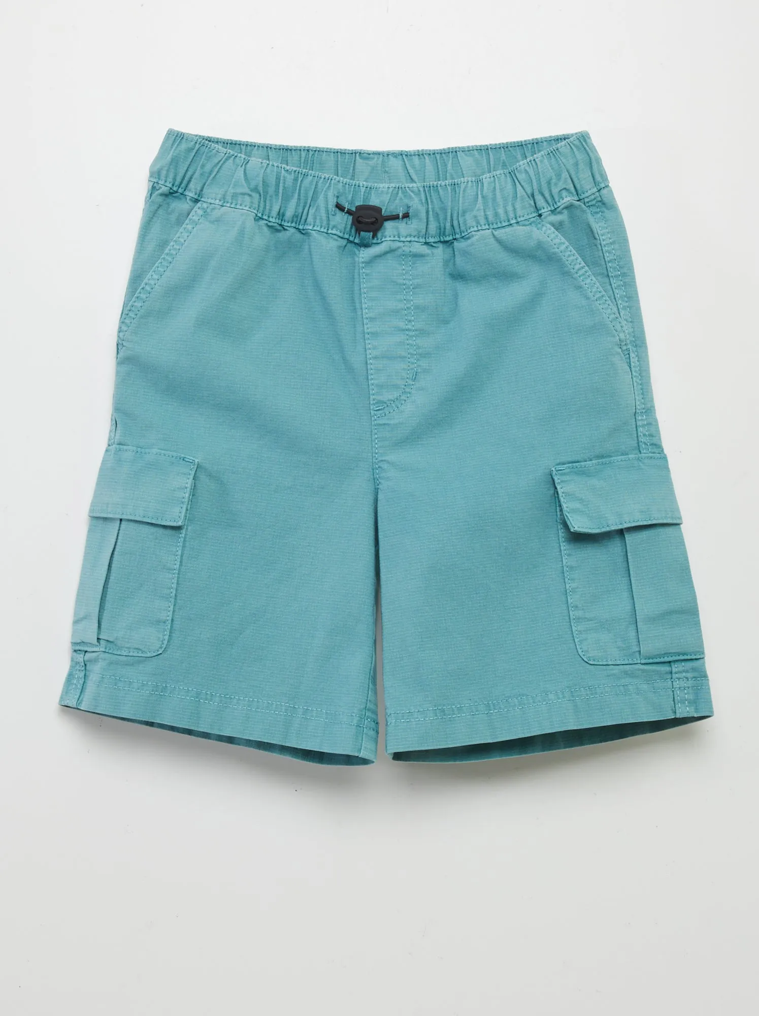 Bermuda con tasche con patta - BLU