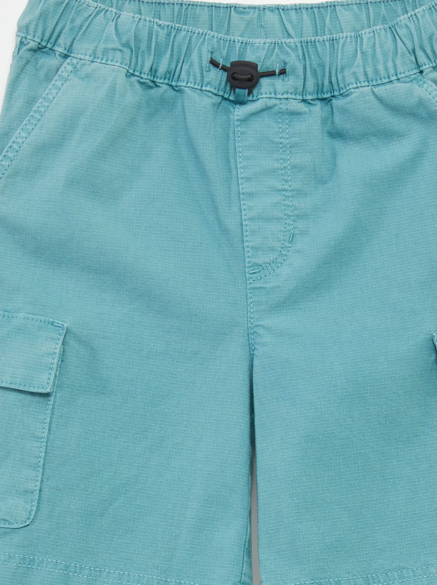 Bermuda con tasche con patta - BLU