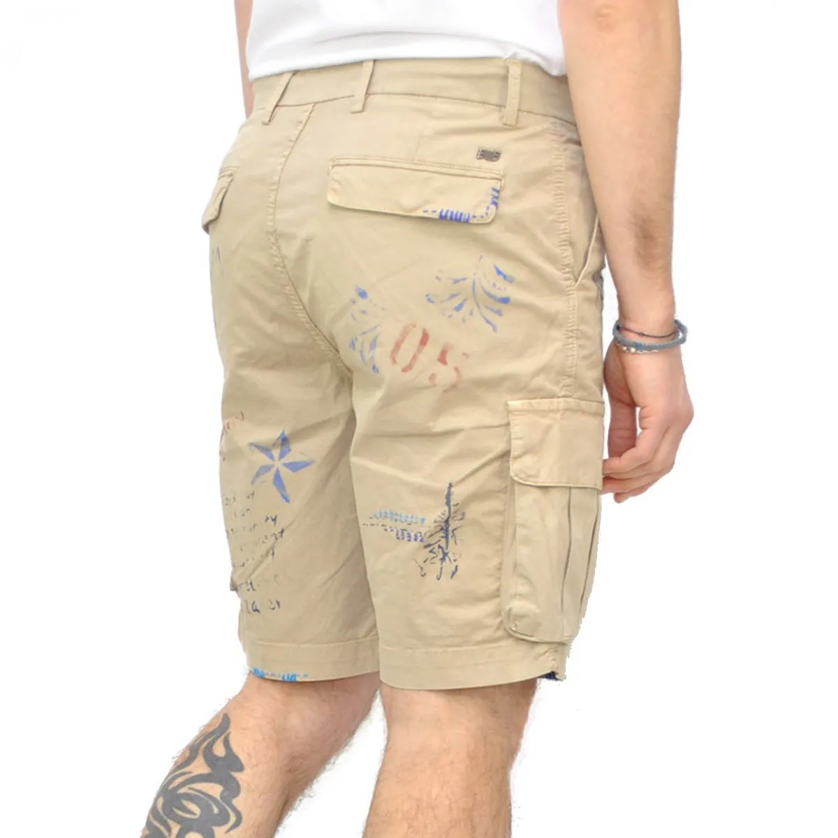 Bermuda In Cotone Con Tasche