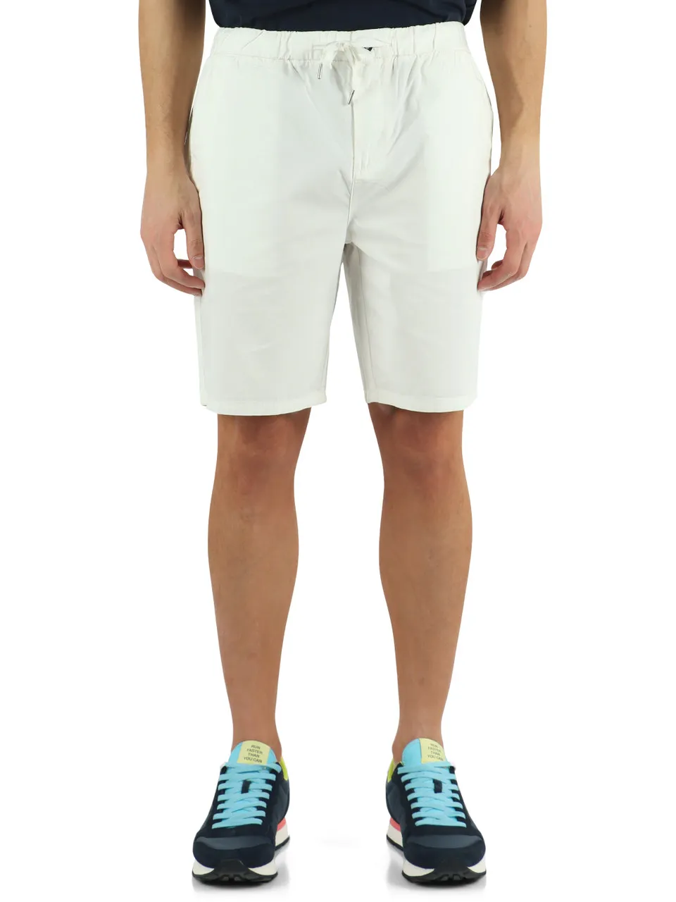 Bermuda in cotone e tencel