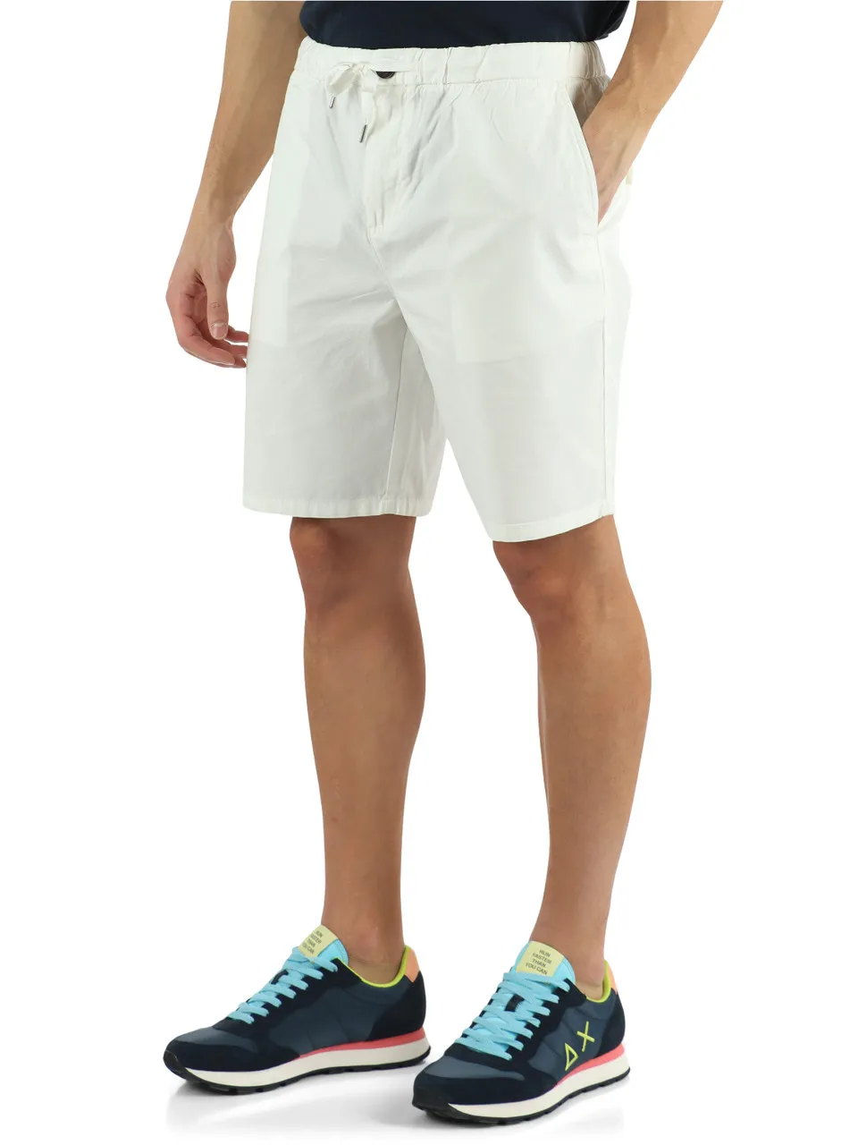 Bermuda in cotone e tencel