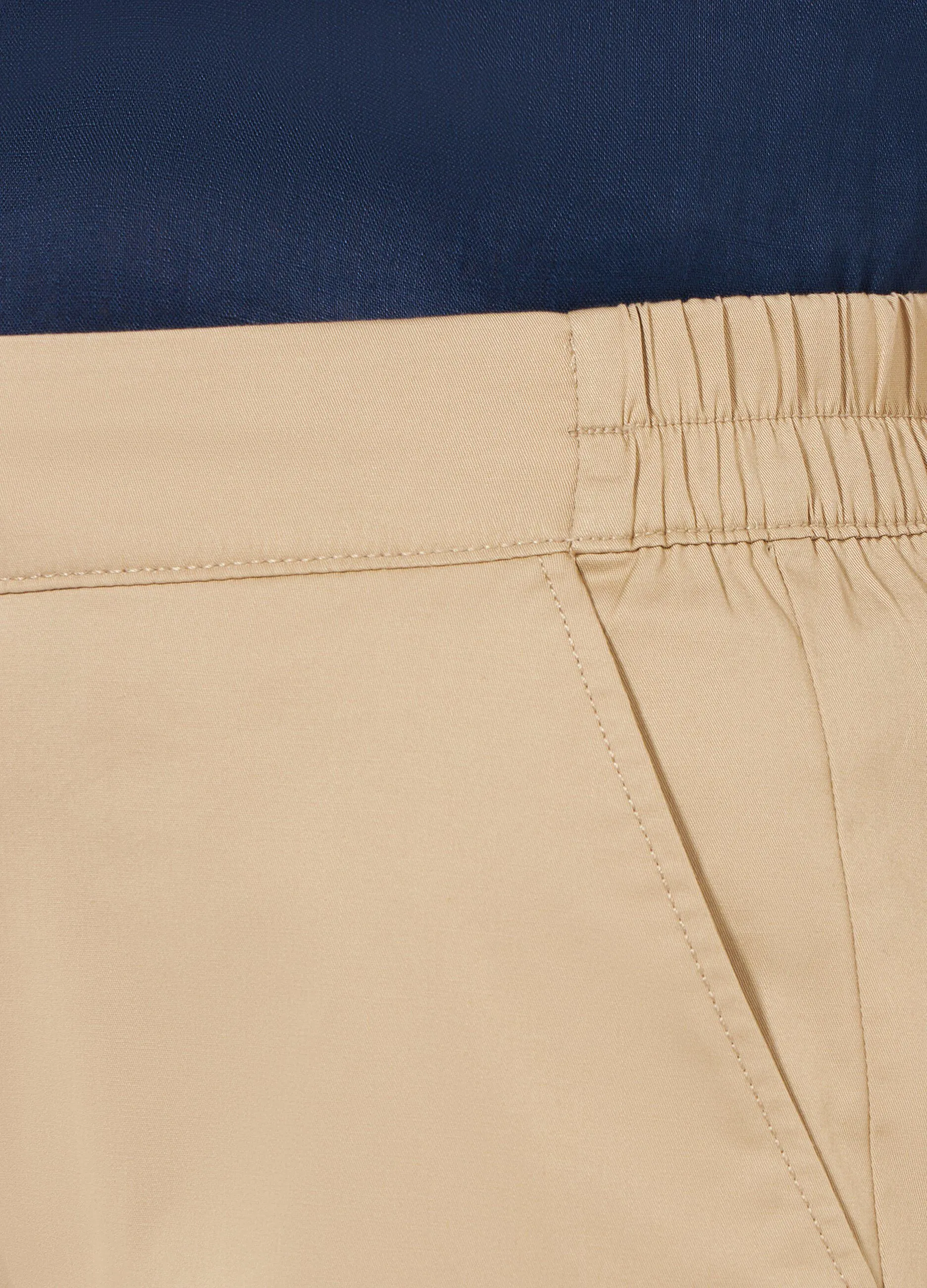 Bermuda in cotone elasticizzato donna