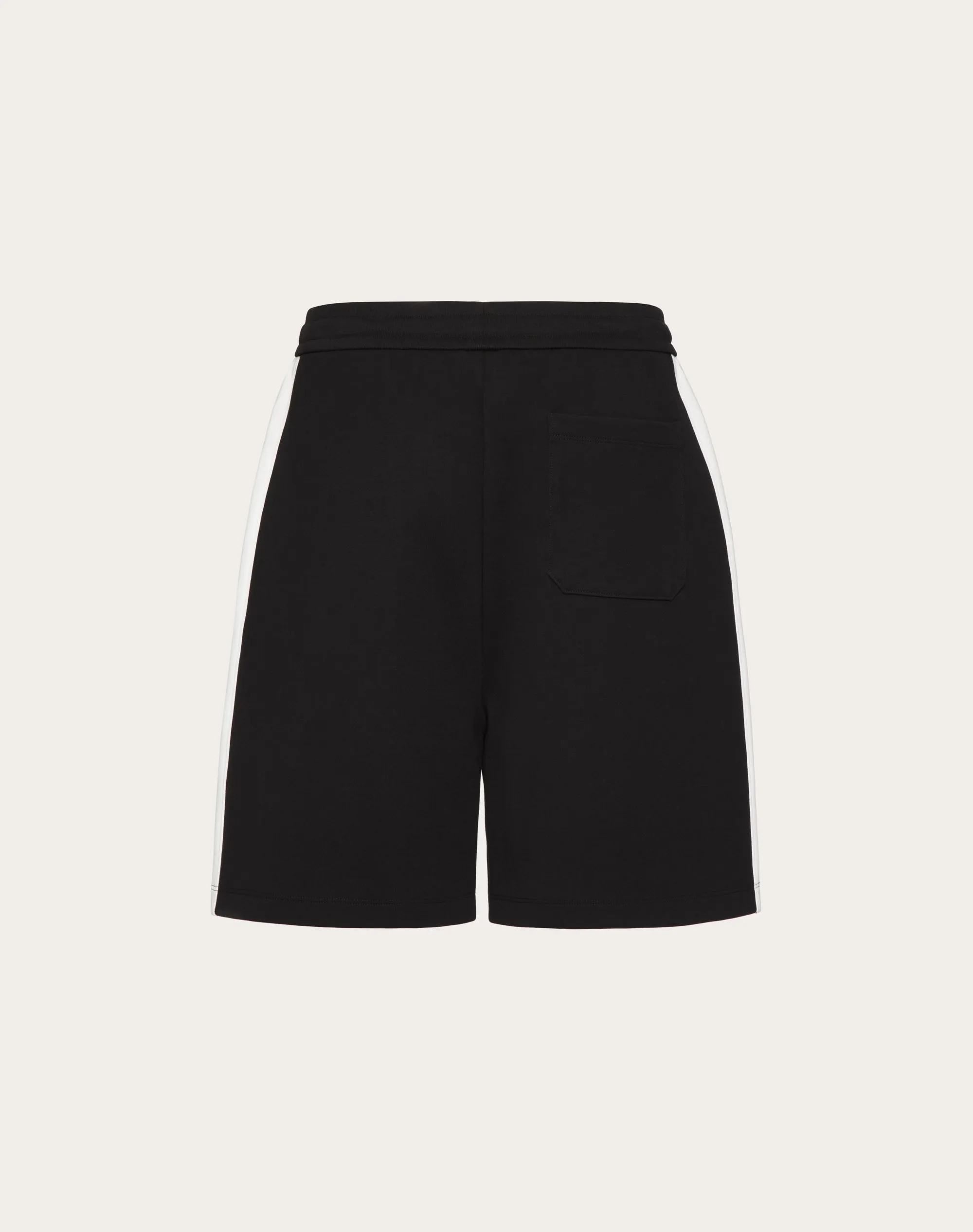 BERMUDA IN COTONE TECNICO CON STAMPA VLOGO VALENTINO