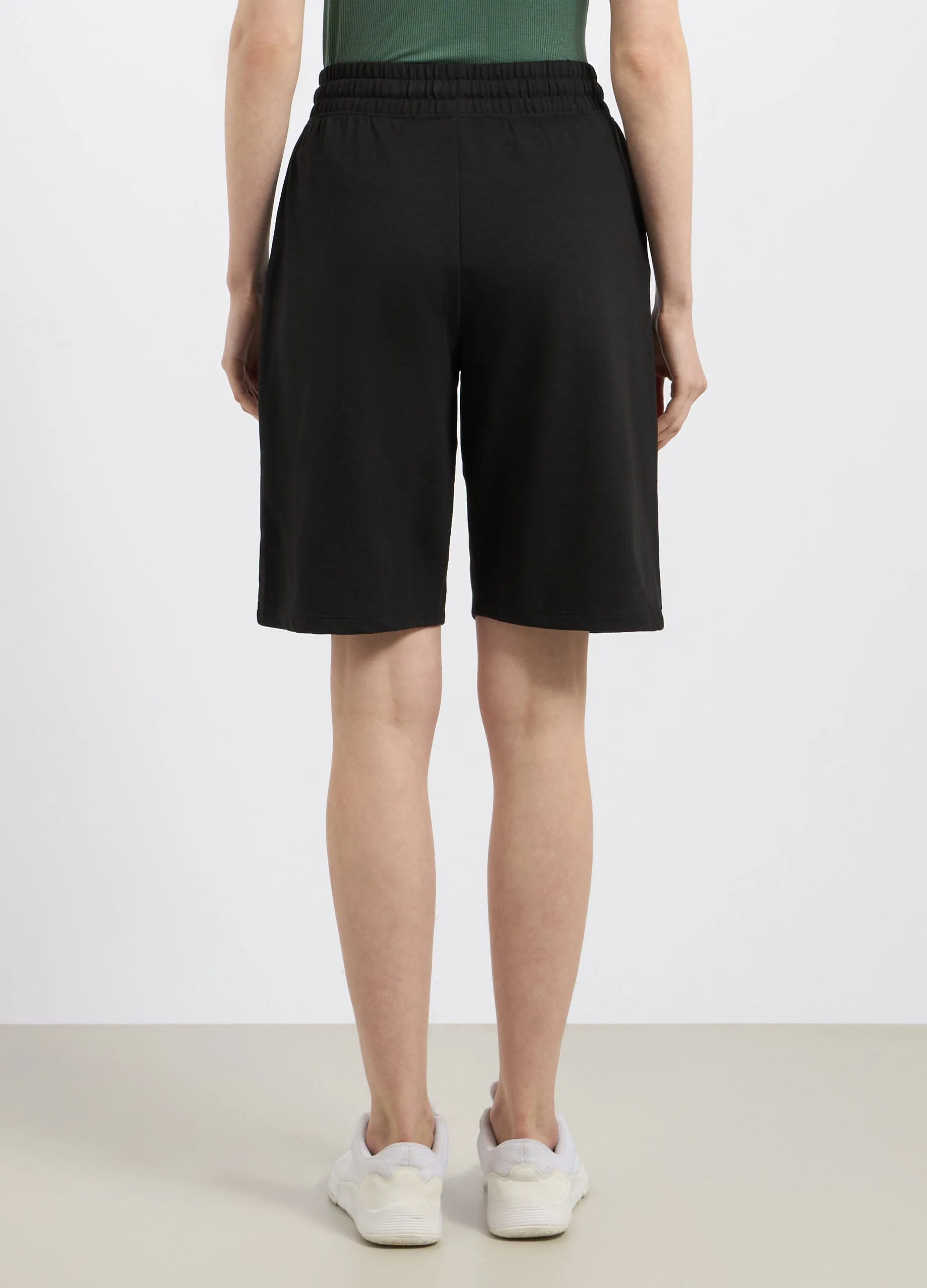 Bermuda in misto cotone donna
