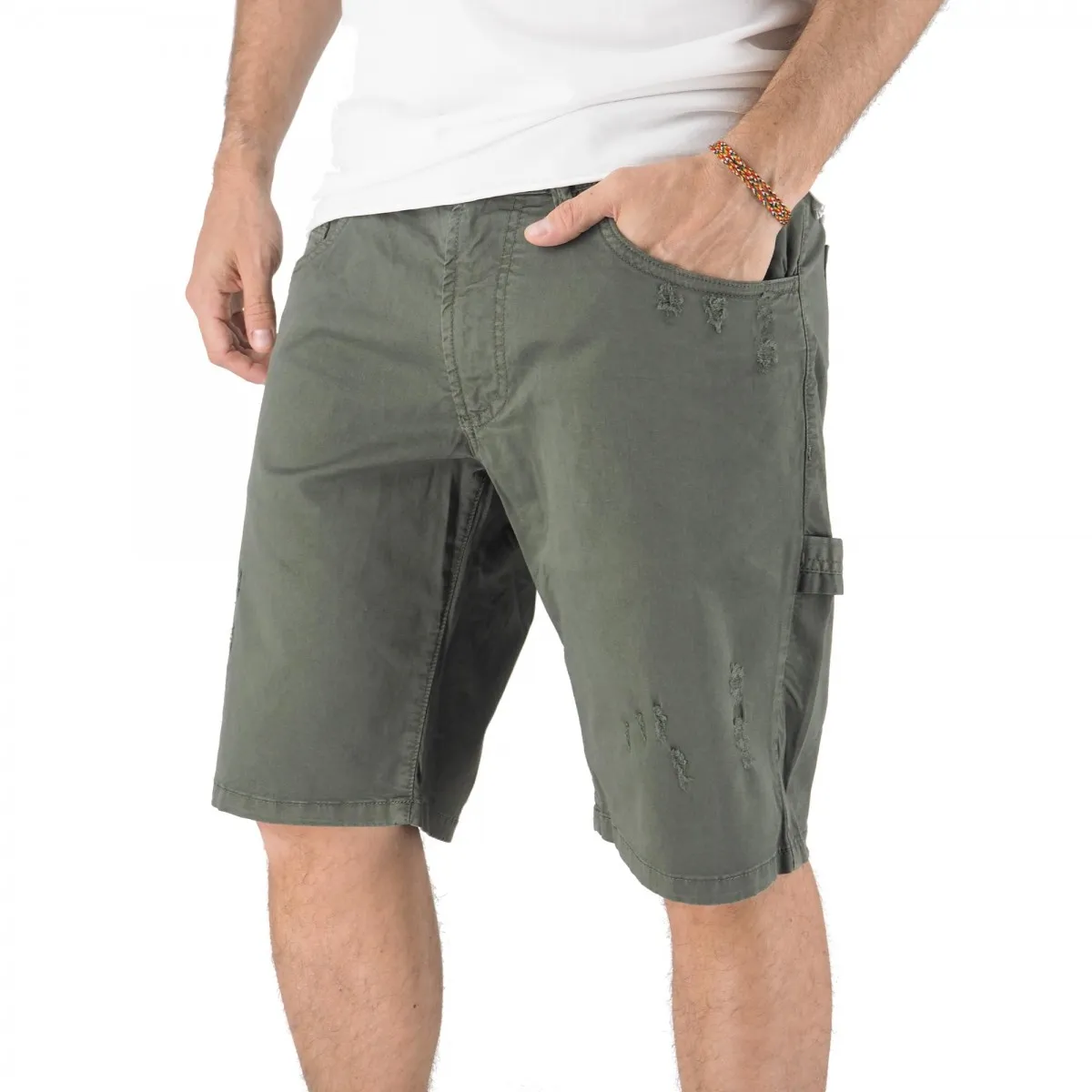 Bermuda Tiger Carpenter In Cotone