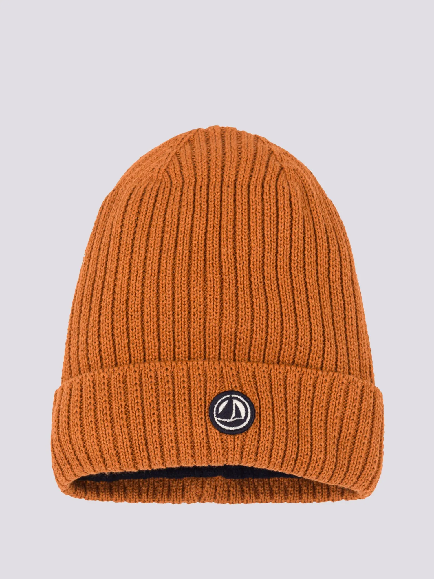 Berretto IN MAGLIA CON FODERA IN PILE ARANCIONE