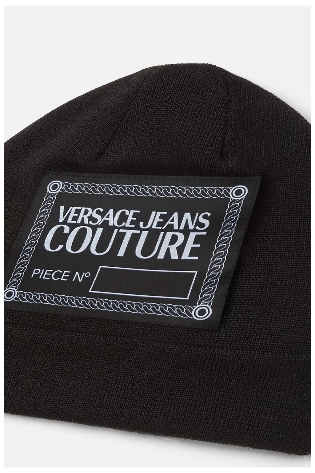 BERRETTO NERO CON LOGO VERSACE JEANS COUTURE YAZK44