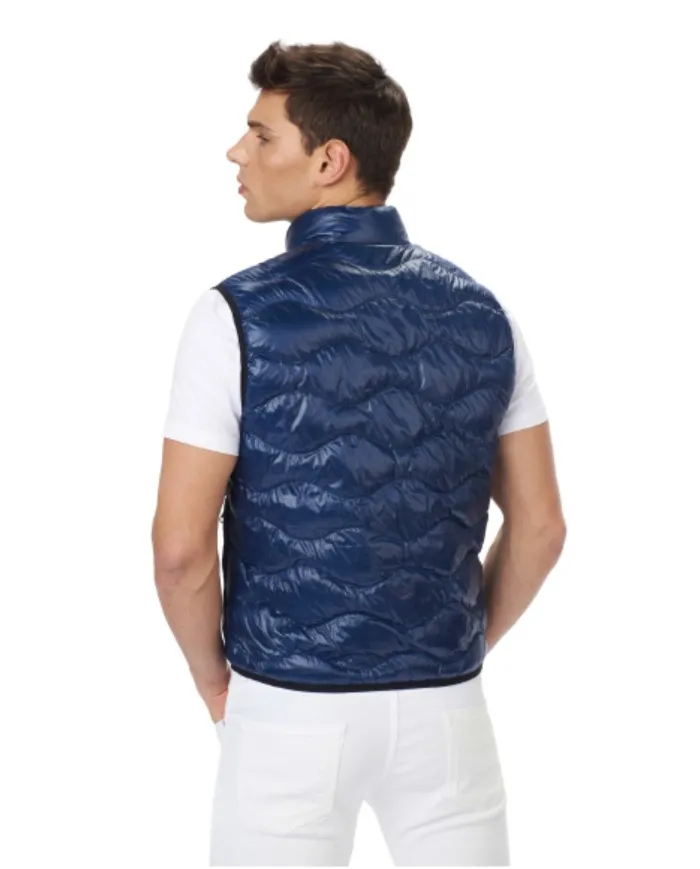 BLAUER Smanicato Uomo 005958 P-EE Gilet Imbottito Nylon Blu 881 BLU IRIS