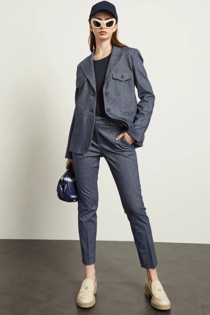 Blazer in denim