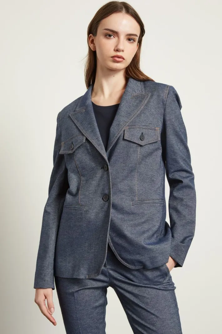 Blazer in denim
