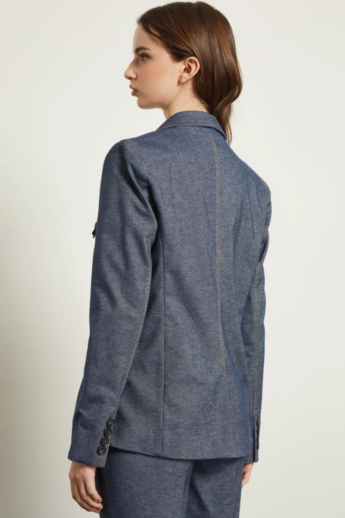 Blazer in denim