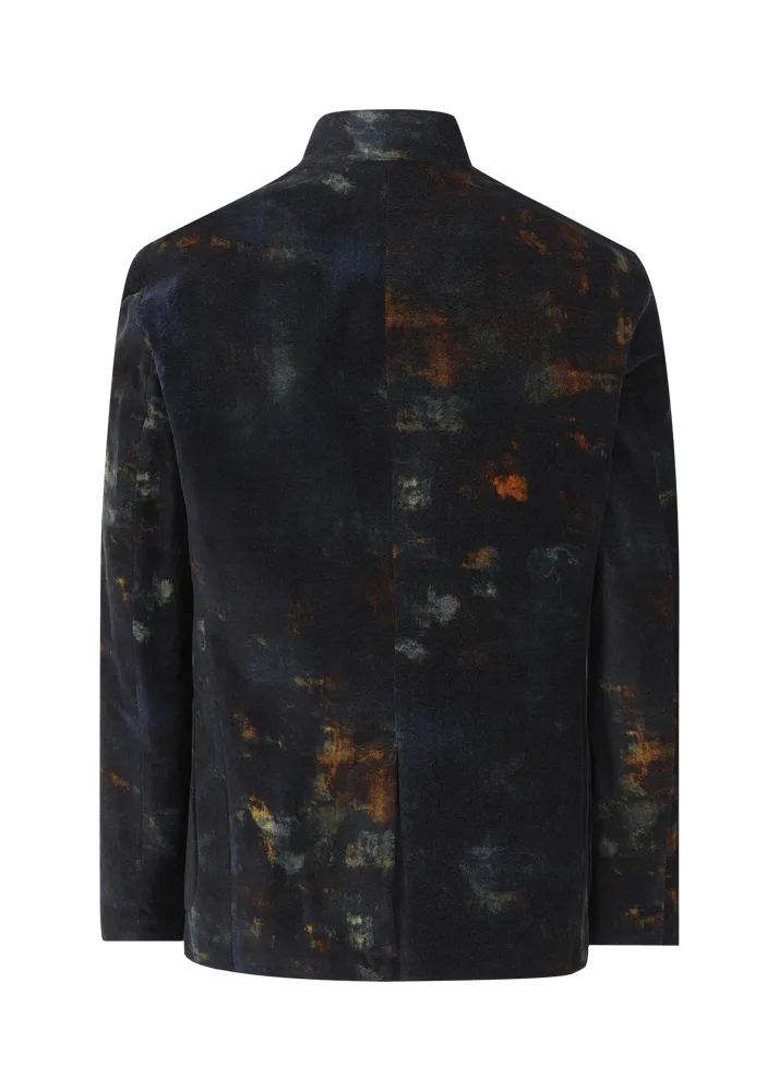 Blazer in velluto con stampa Lusandro    