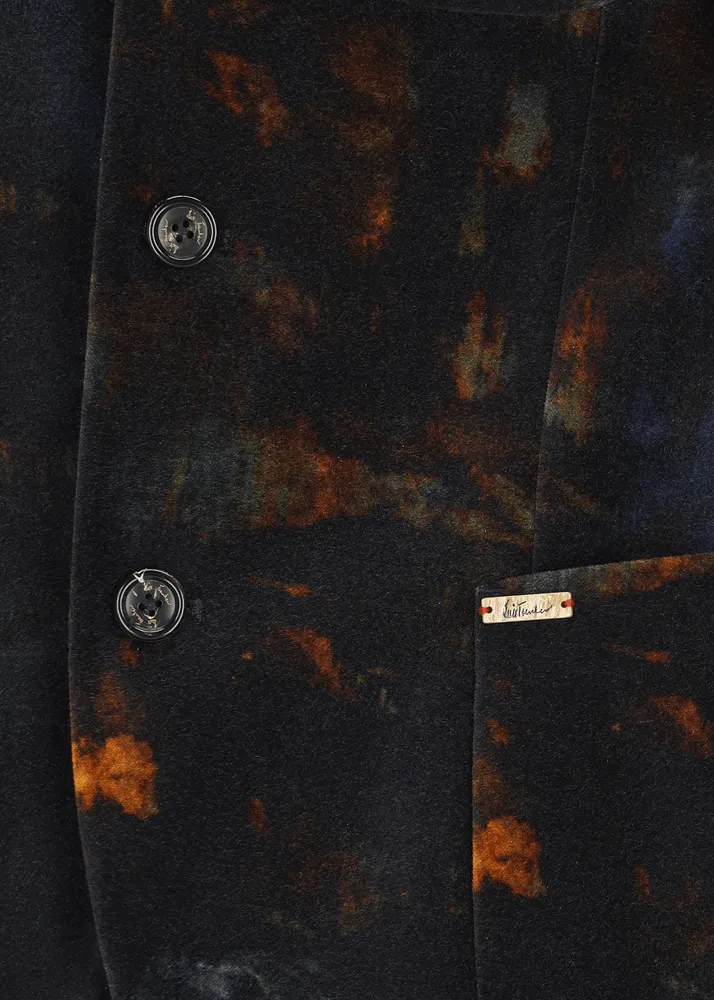 Blazer in velluto con stampa Lusandro    