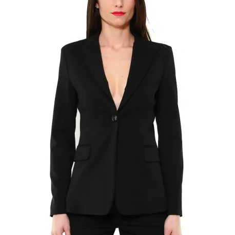 blazer nero donna