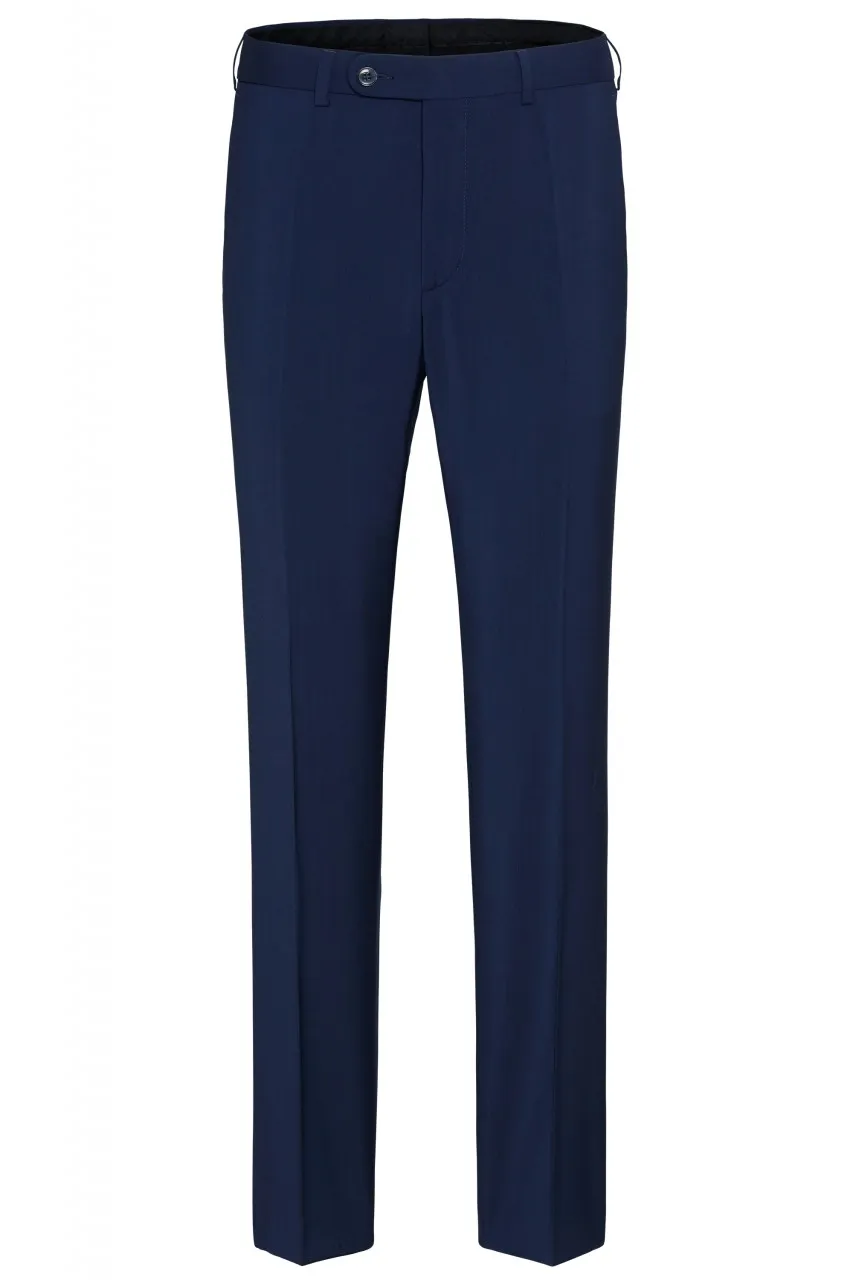 Blue digel drop dress six modern fit in pure virgin wool marzotto super 100