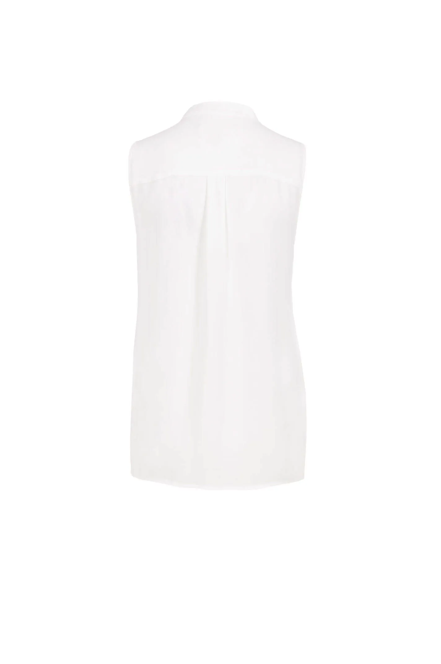BLUSA BIANCA IN SETA
