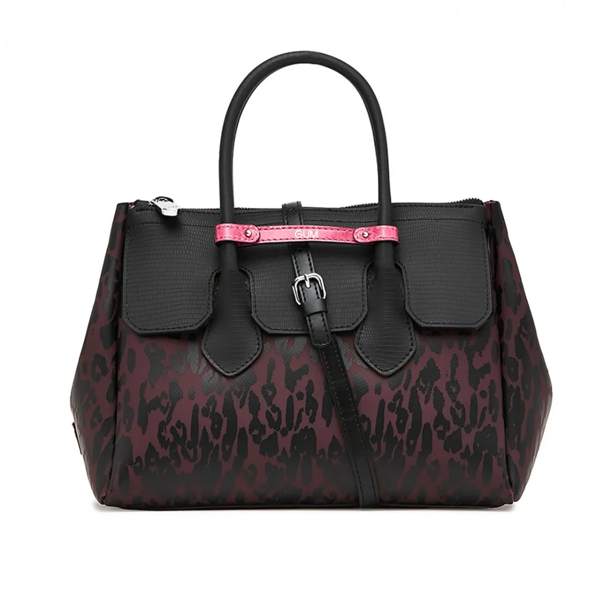 Borsa A Mano Media Mul Print, Nero
