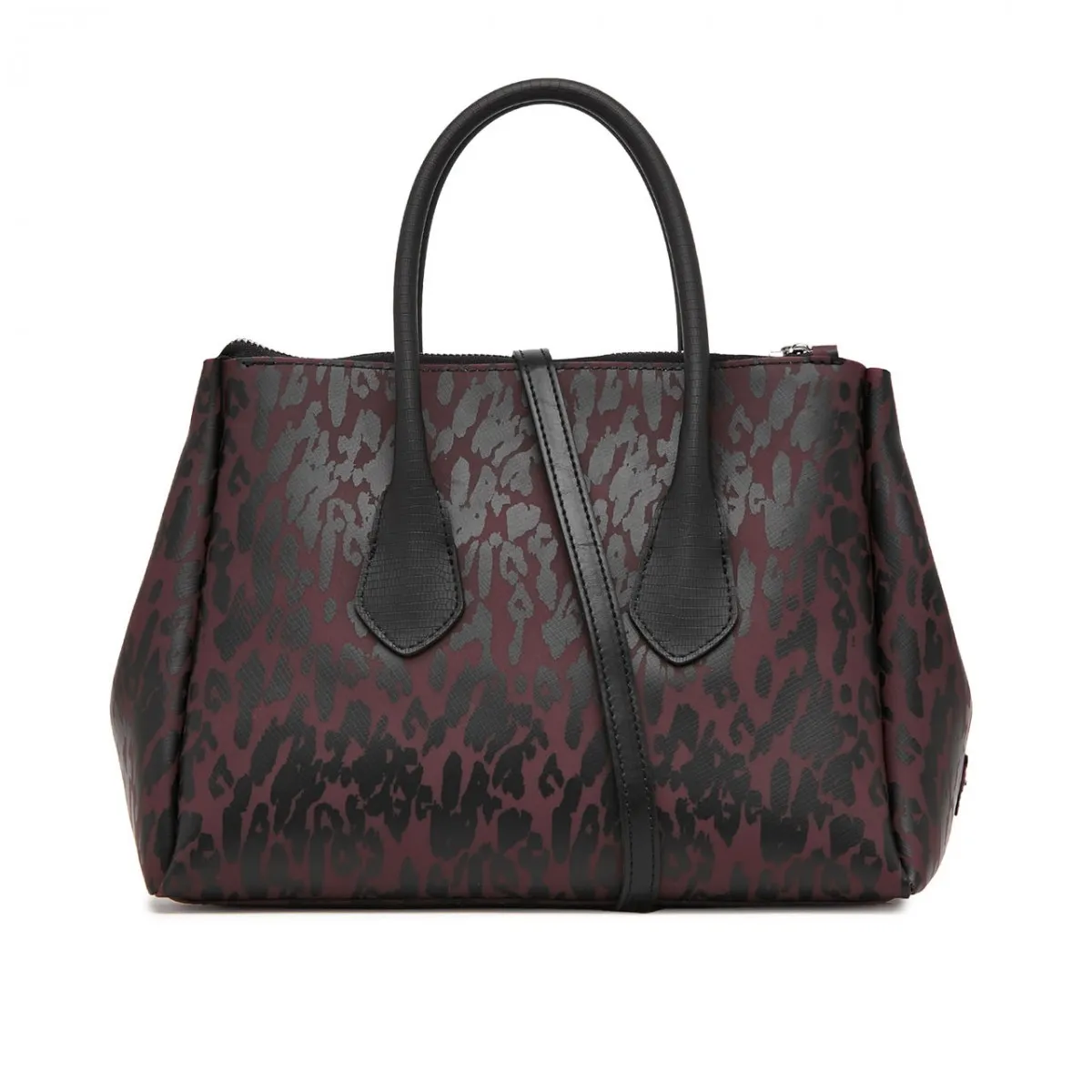 Borsa A Mano Media Mul Print, Nero