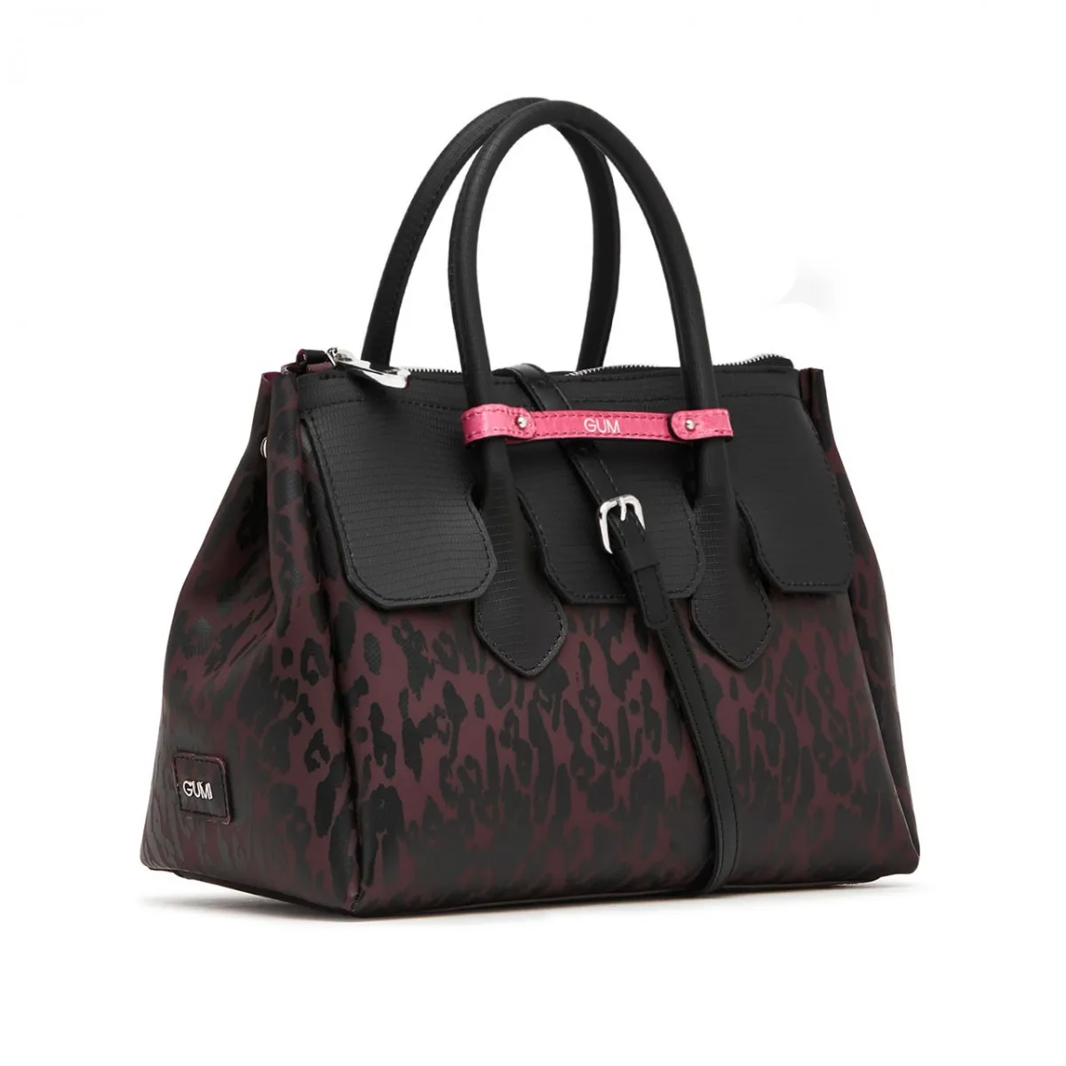 Borsa A Mano Media Mul Print, Nero