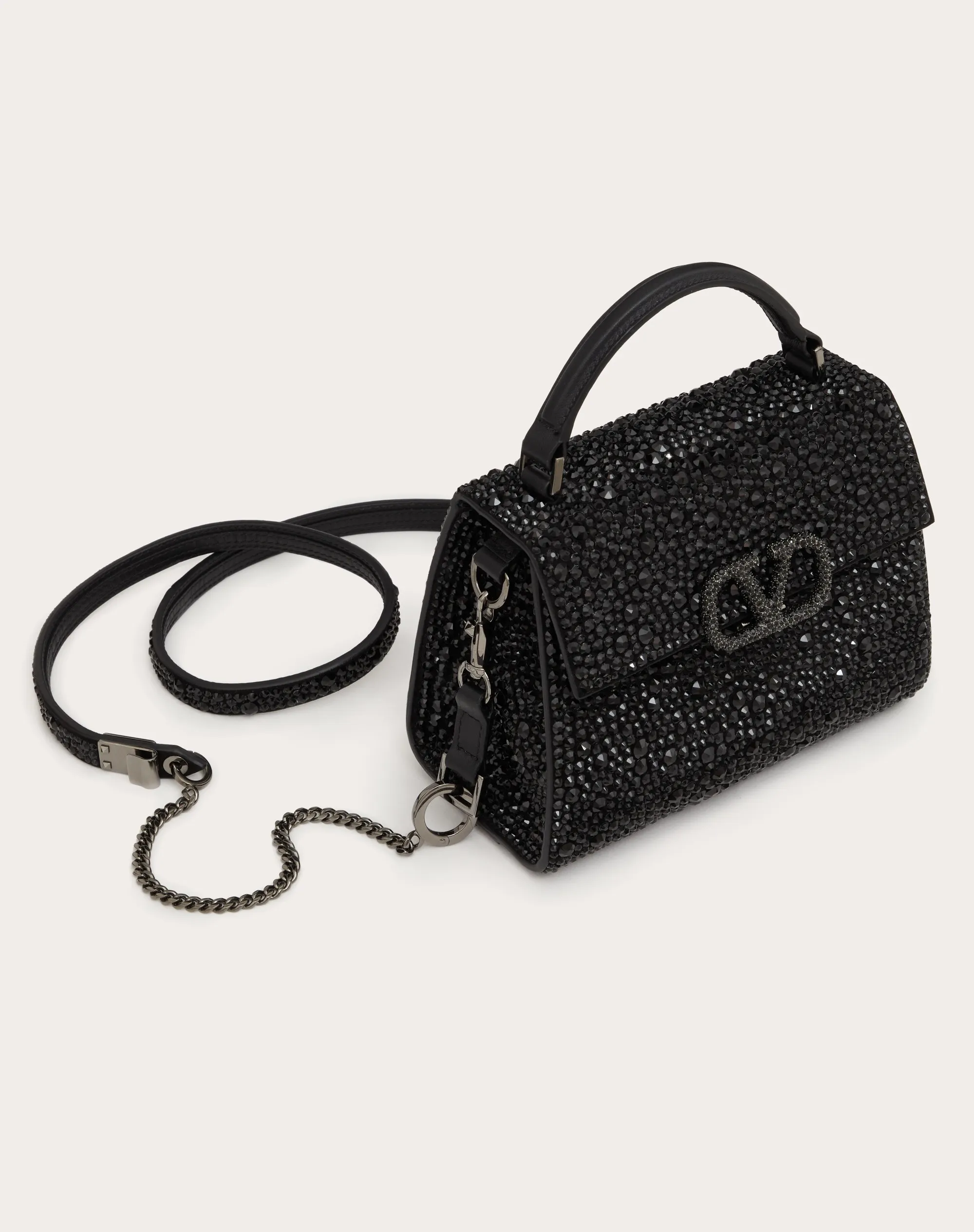 BORSA A MANO MINI VSLING CON RICAMO SPARKLING