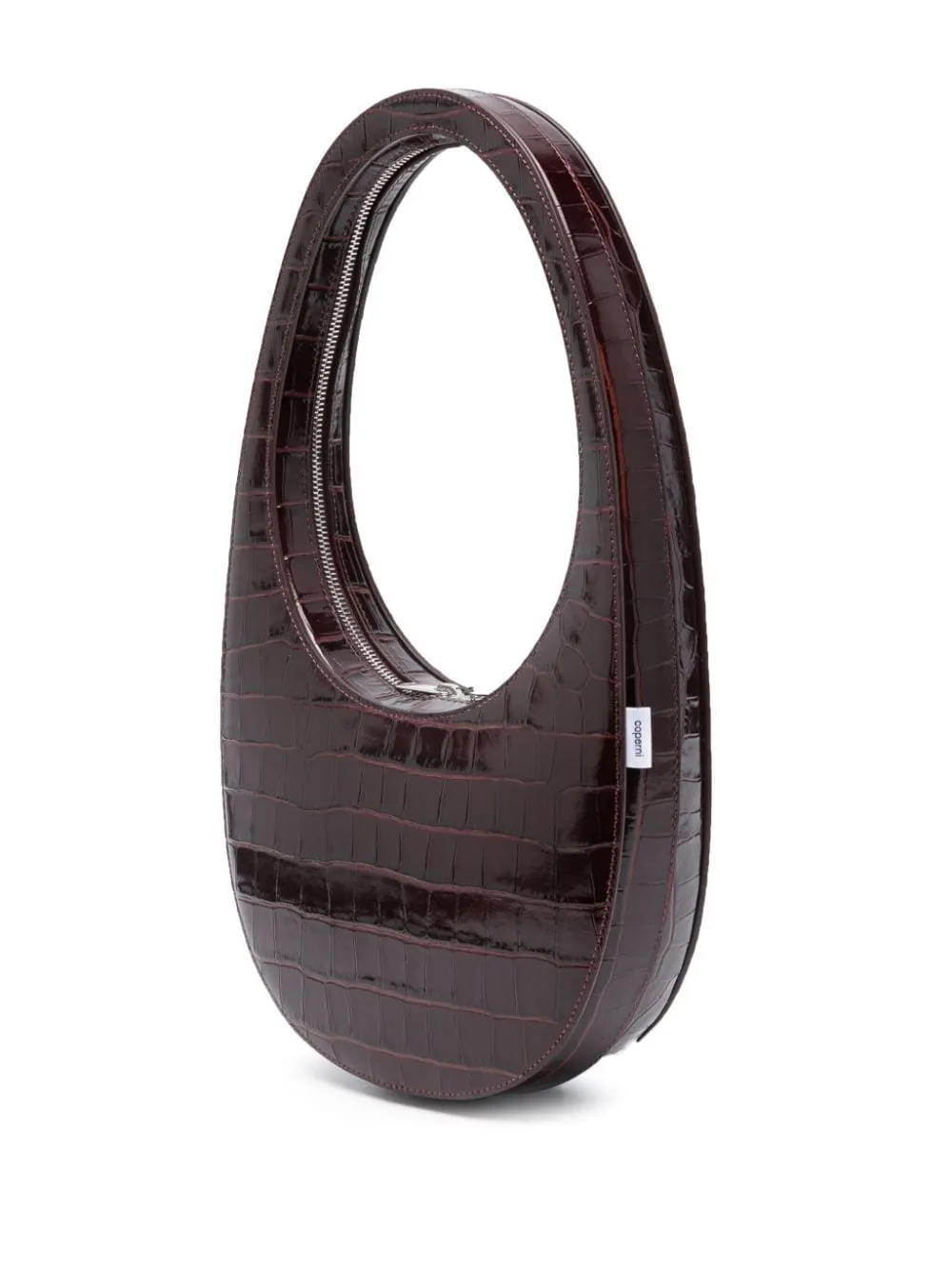 Borsa a mano swipe in marrone - donna