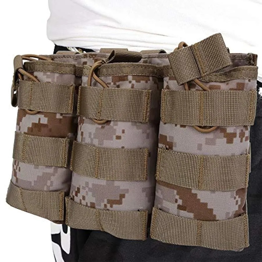 Borsa a marsupio, Borsa a marsupio per esterni Cinghie Molle Cintura elastica a tripla apertura resistente all’abrasione Leggera