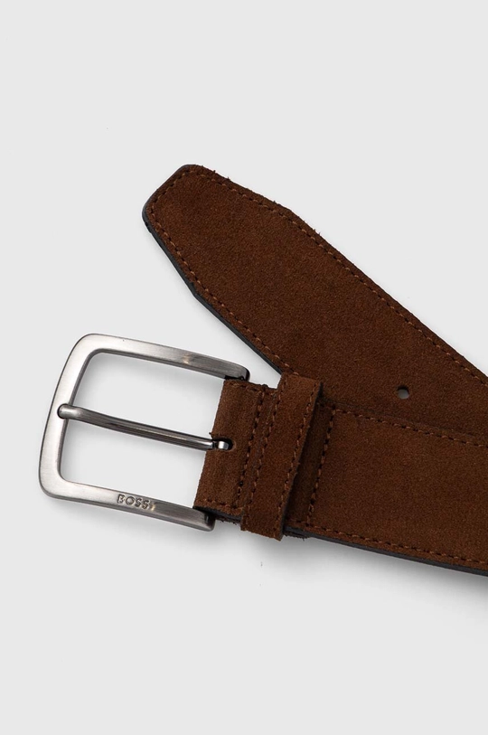 BOSS cintura in pelle scamosciata