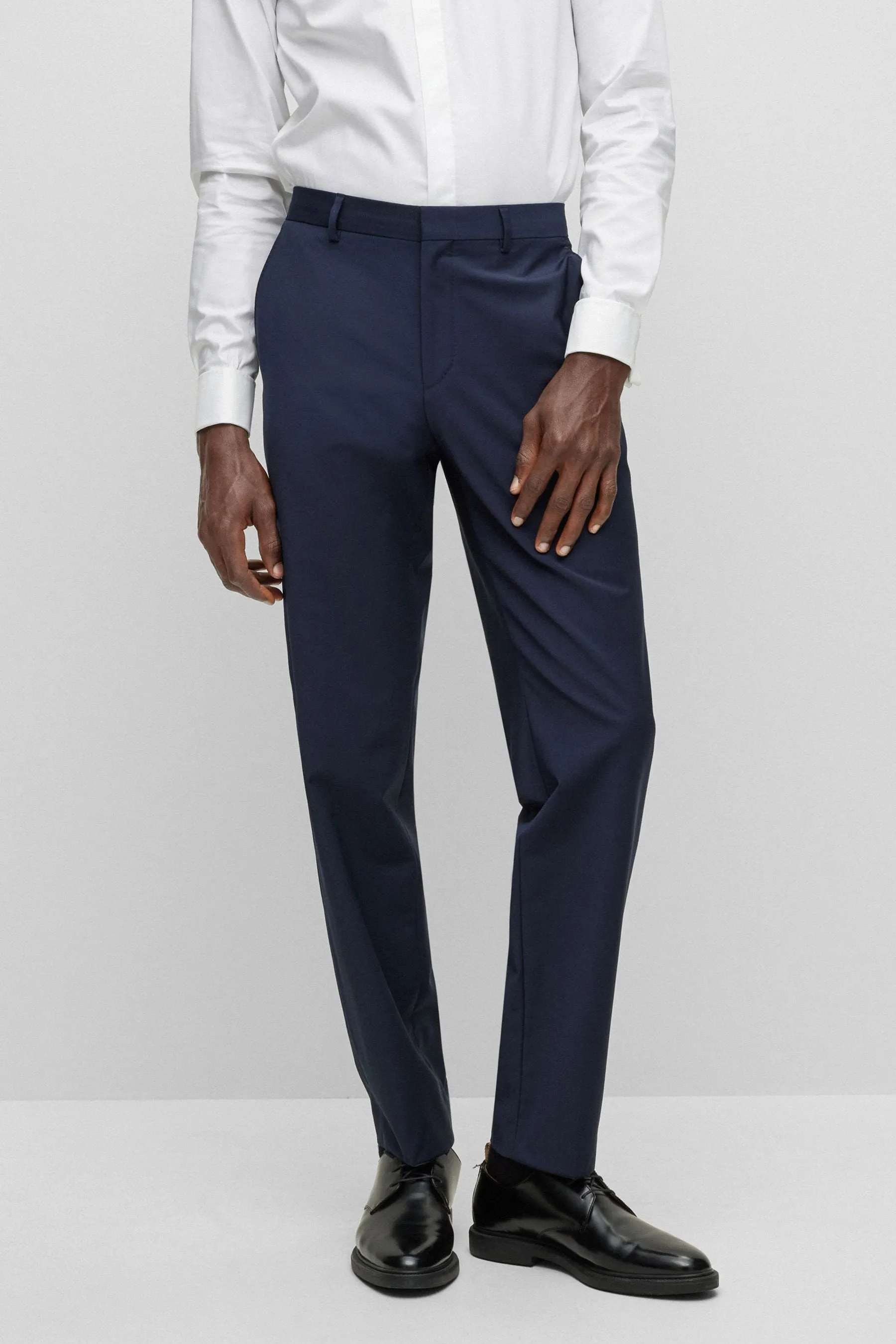 BOSS - Leon - Scarpe regular in lana - Completo Pantaloni