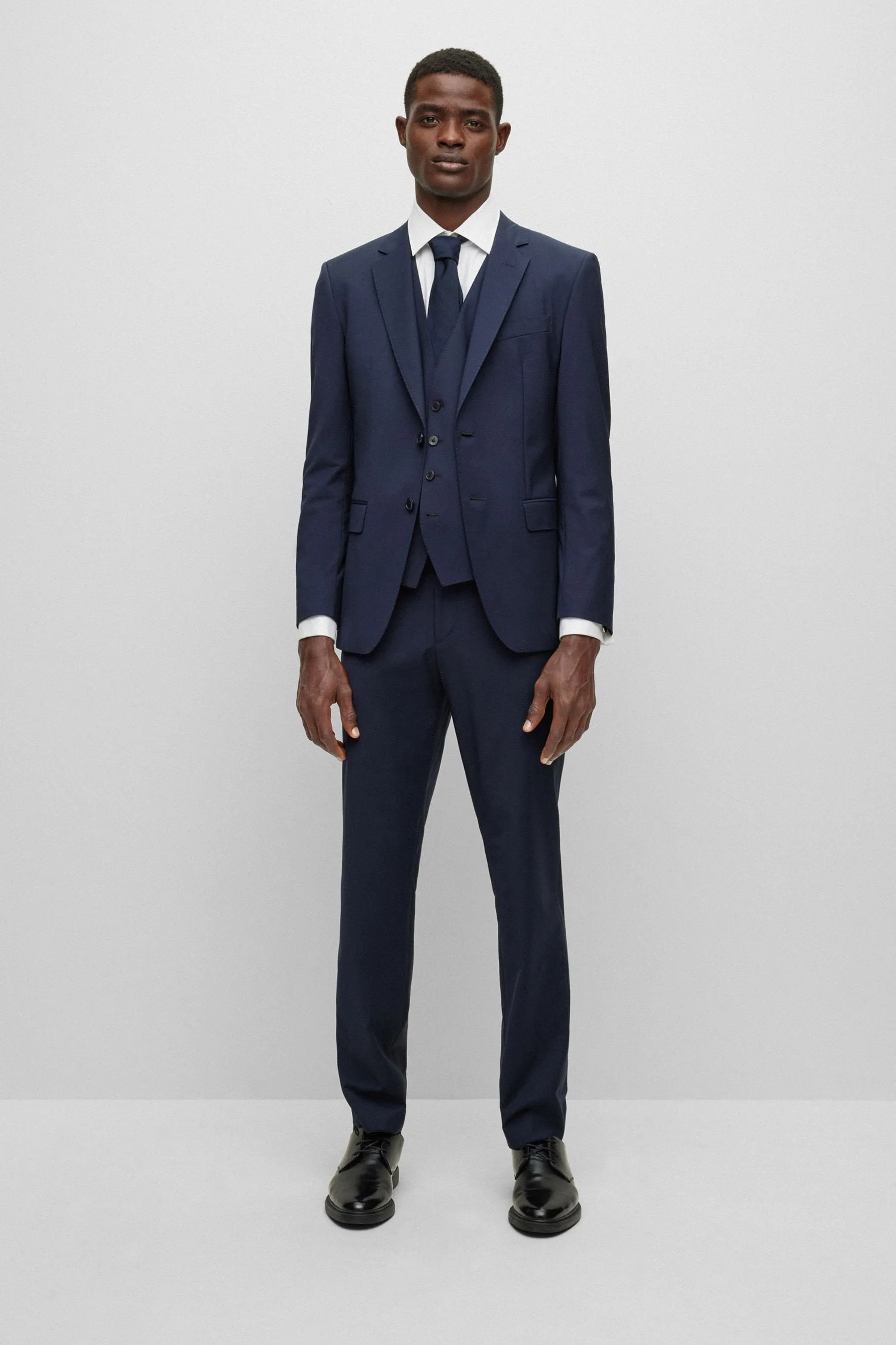 BOSS - Leon - Scarpe regular in lana - Completo Pantaloni