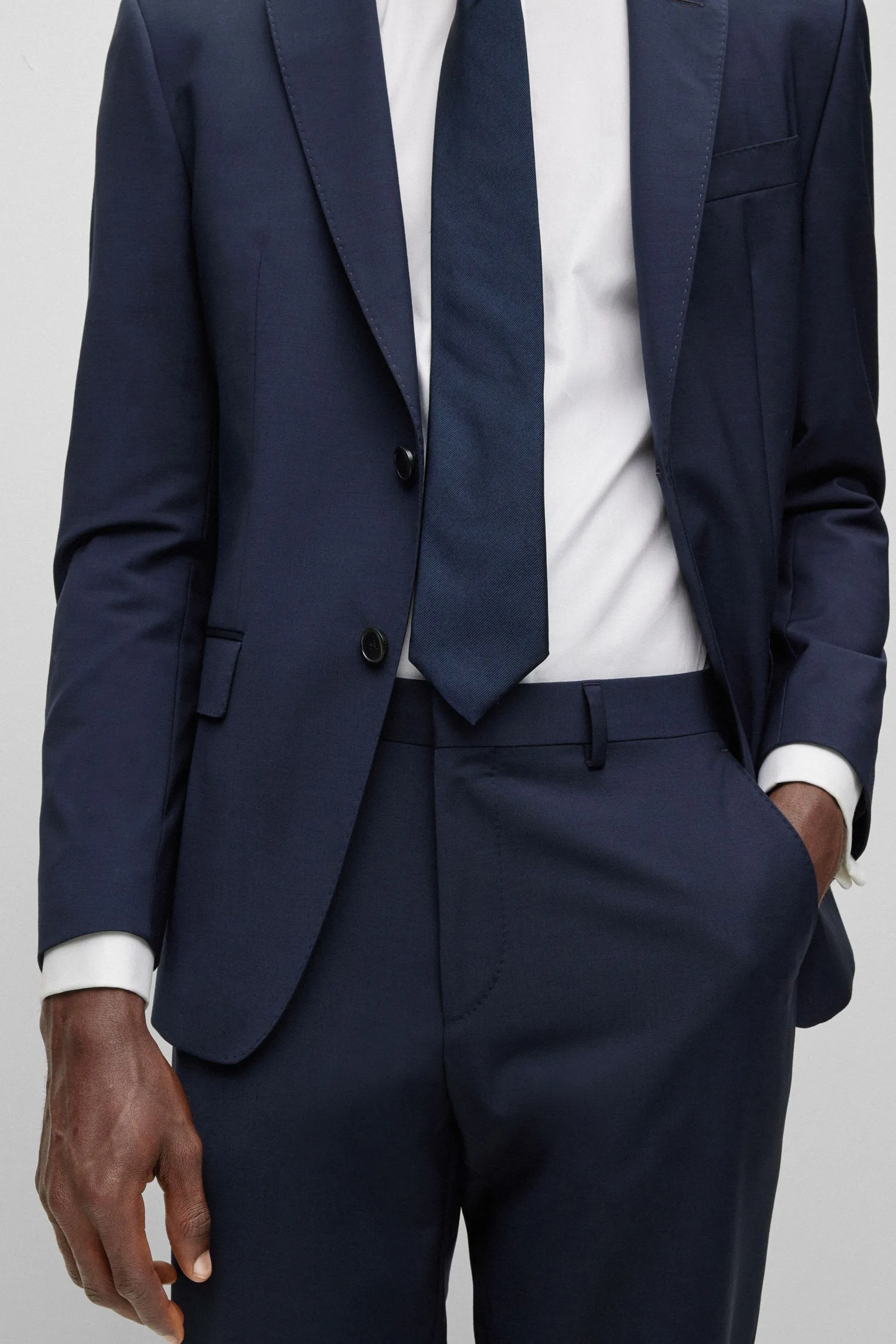 BOSS - Leon - Scarpe regular in lana - Completo Pantaloni