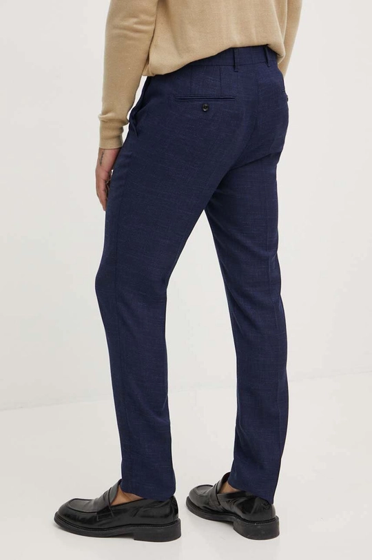 BOSS pantaloni in misto lana