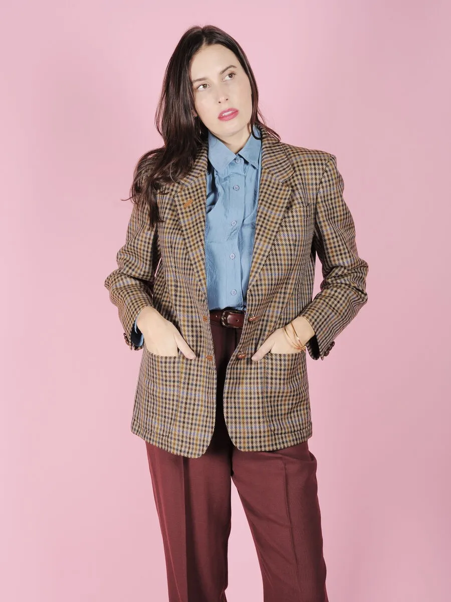 Camicia casual azzurra in seta