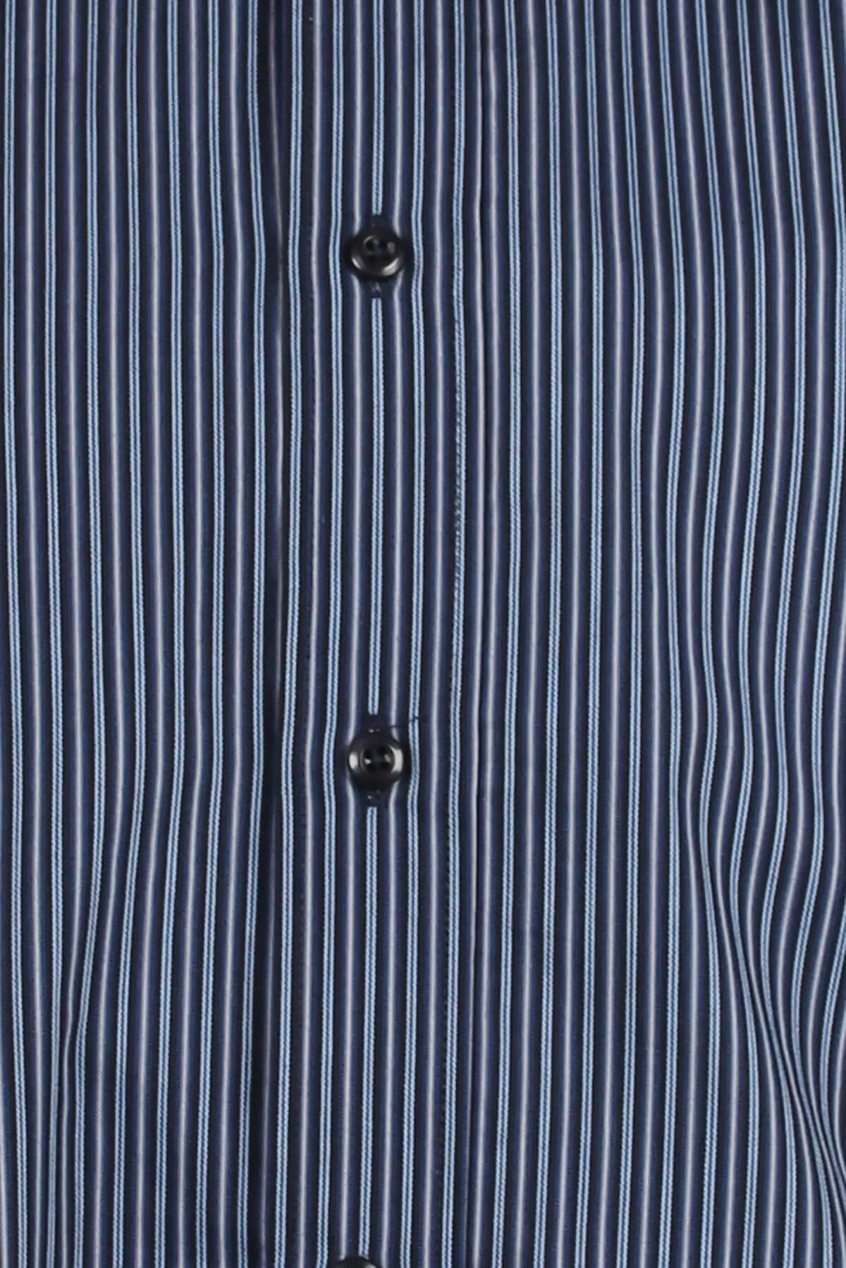 Camicia da uomo rigata in cotone collo classico
