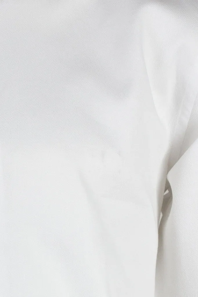 Camicia uomo in tessuto operato collo classico
