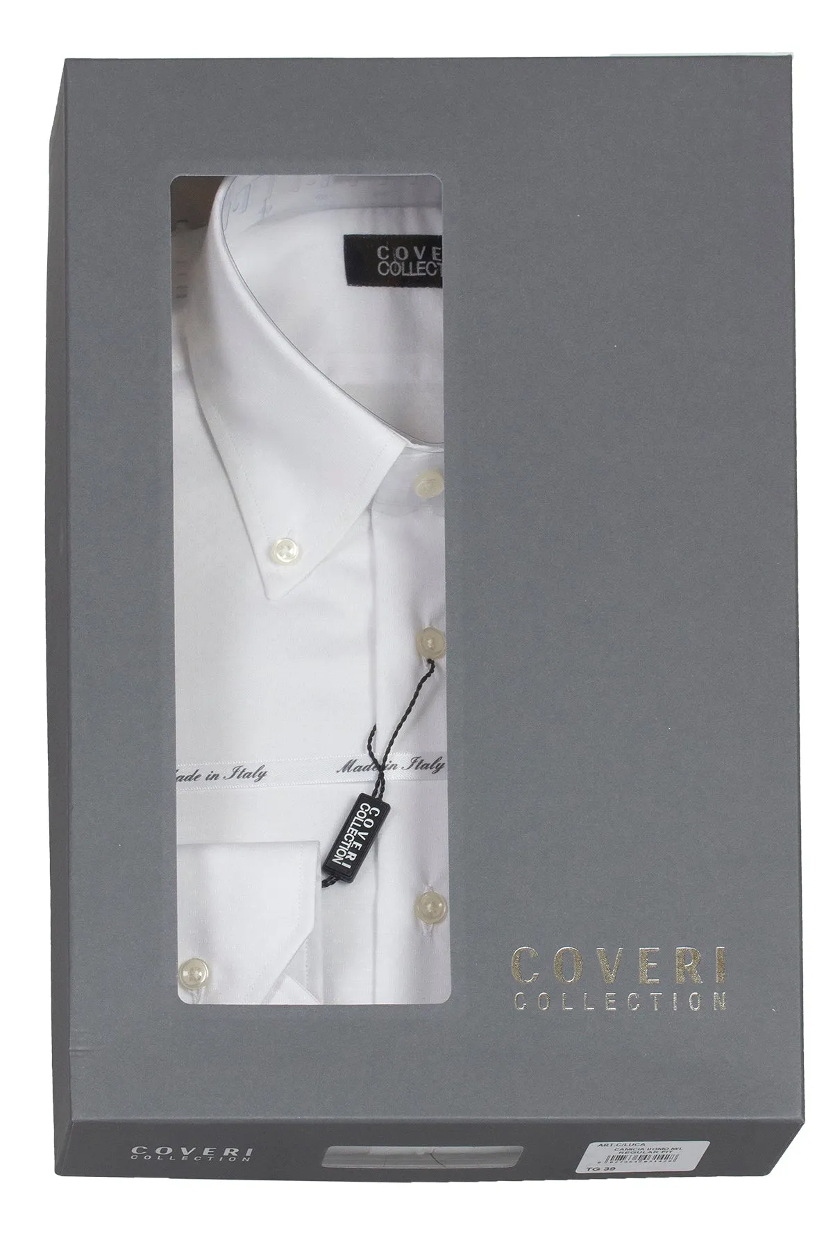 Camicia uomo Made in Italy cotone operato